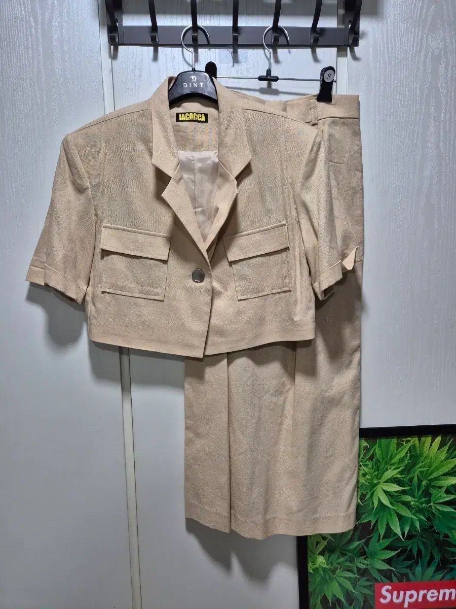 (セール)(新品) DINT ディント クロップド ジャケット ロング丈スカート セットアップ