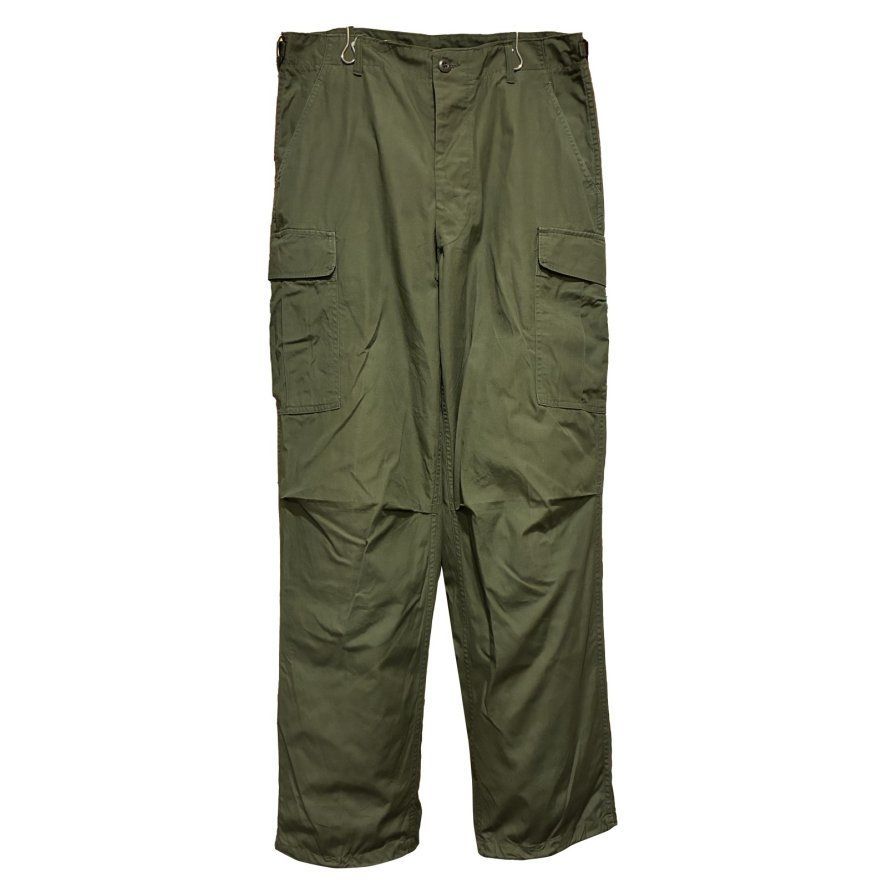 【60's】【米軍実物】【ビンテージ】 【U.S.ARMY】ノンリップ【ジャングルファティーグパンツ】【M-long】EK0868-60