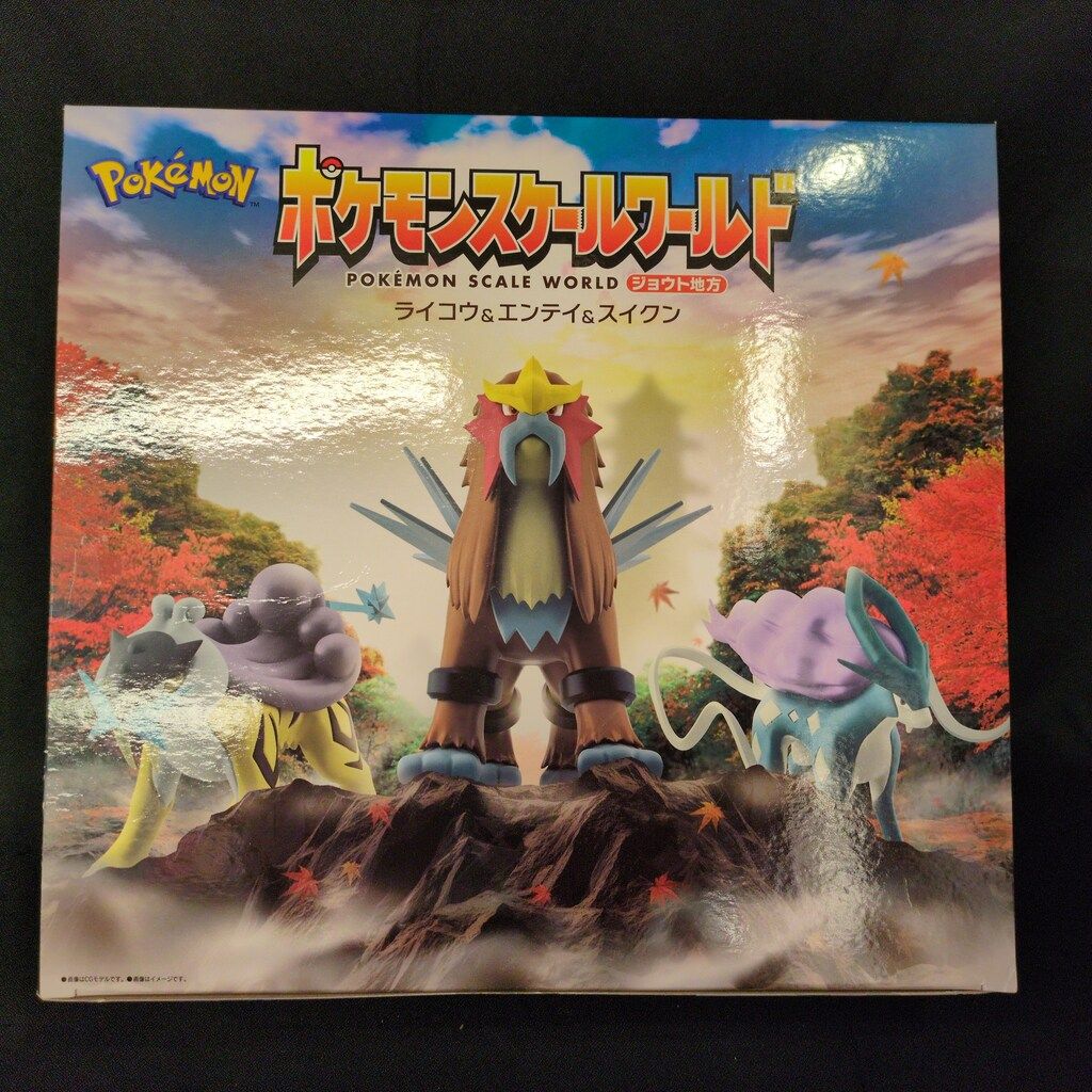 バンダイ ポケモンスケールワールド ジョウト地方 ポケットモンスター ライコウ&エンテイ&スイクン