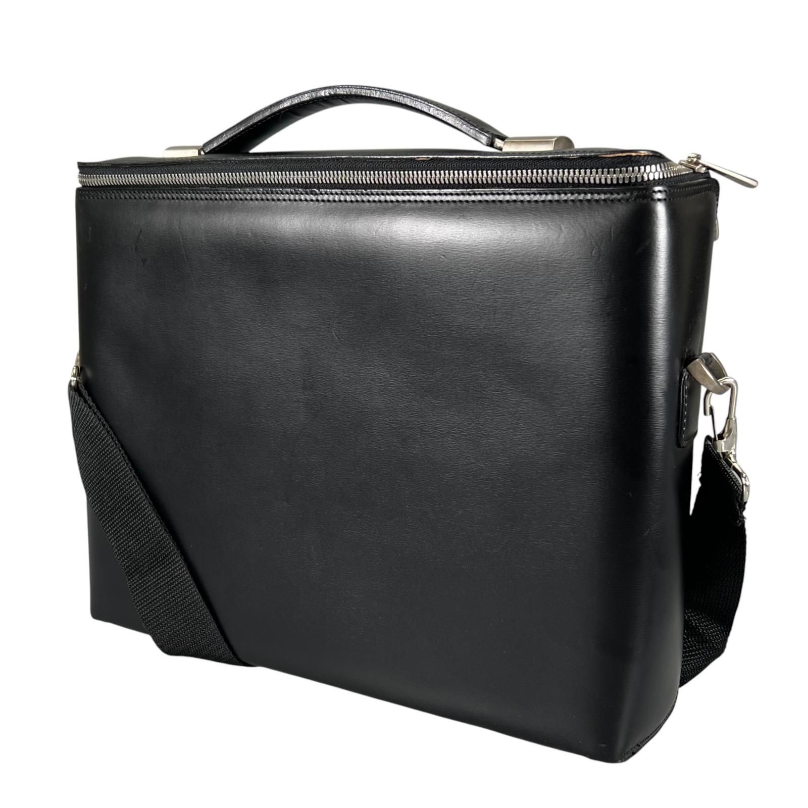 dunhill ダンヒル レザー ビジネスバッグ 黒 ブラック dunhill（ダンヒル） ビジネスバッグ メンズ ボードン スリムシングル