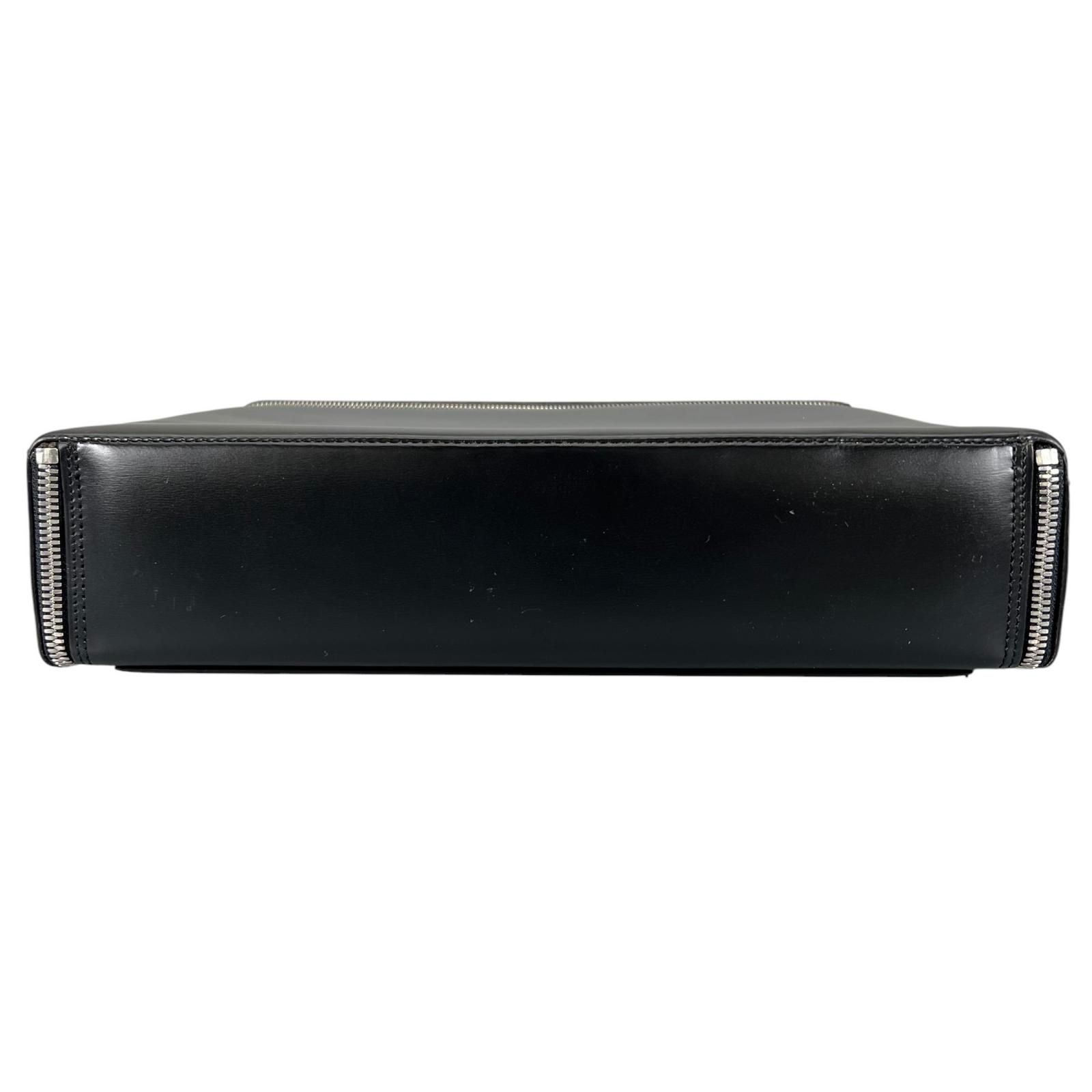 Dunhill ダンヒル ビジネスバッグ レザー ブラック メンズ【中古