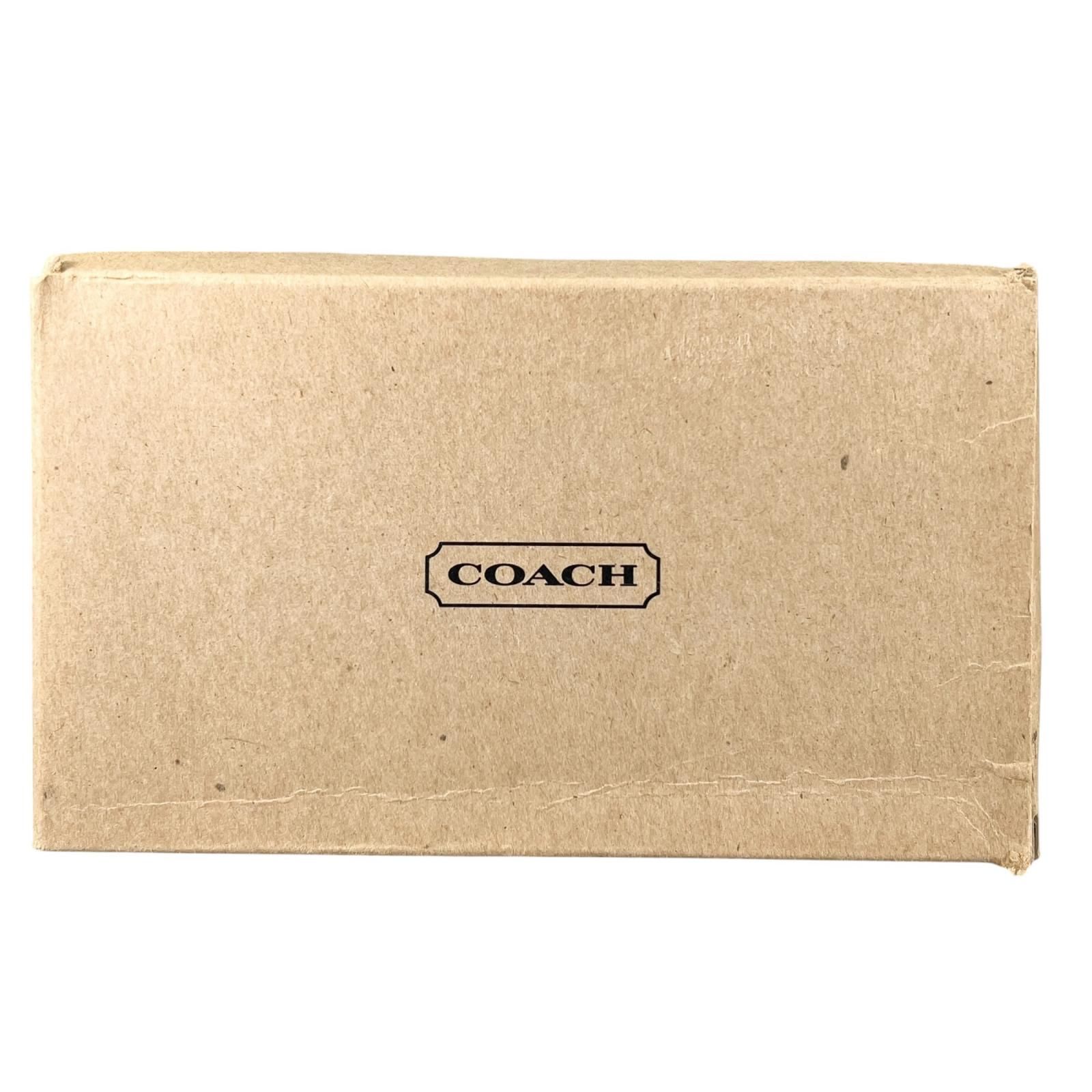 COACH コーチ ポーチ レザー ブラック レディース【中古】【送料無料 