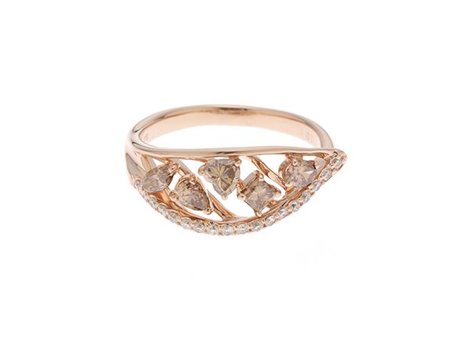 JEWELRY　ジュエリー　リング・指輪　K18ピングゴールド　ダイヤモンド1.08ct　約5.3g　17.5号　レディース【中古】【207】2146000454448　　