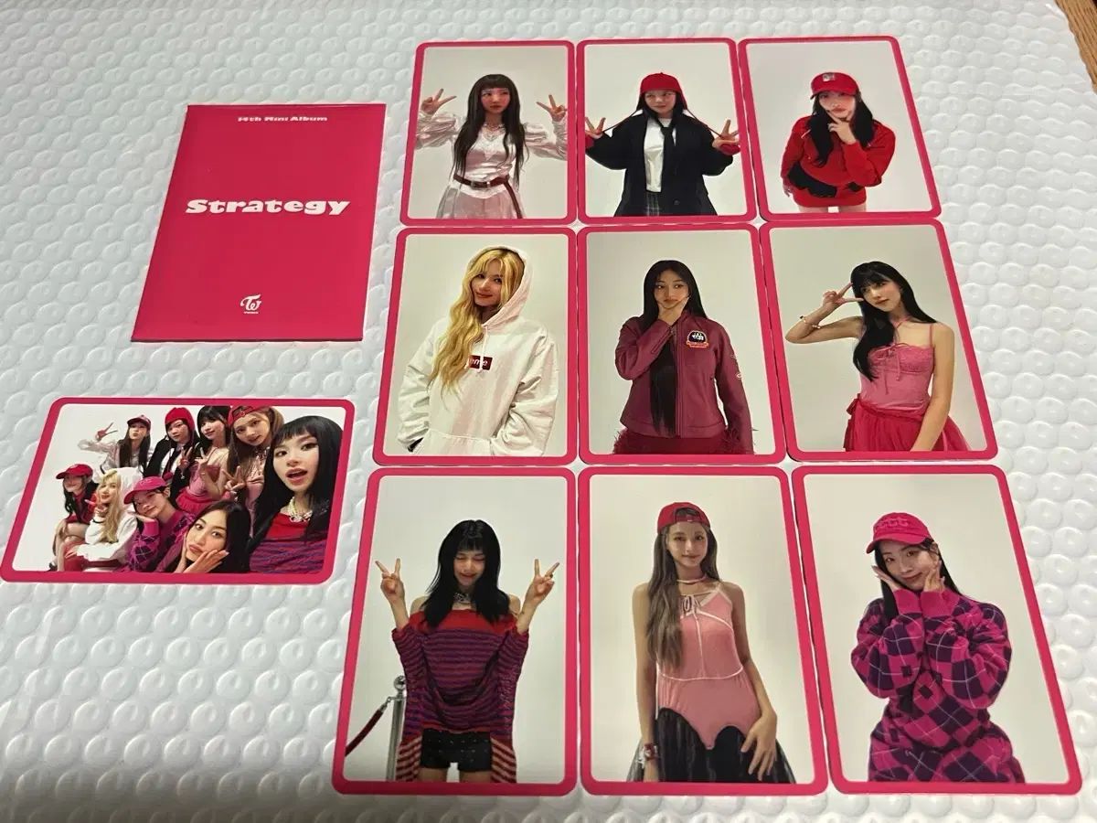 TWICE（トゥワイス） Strategy アルバム トレカ 10枚セット（ピンク