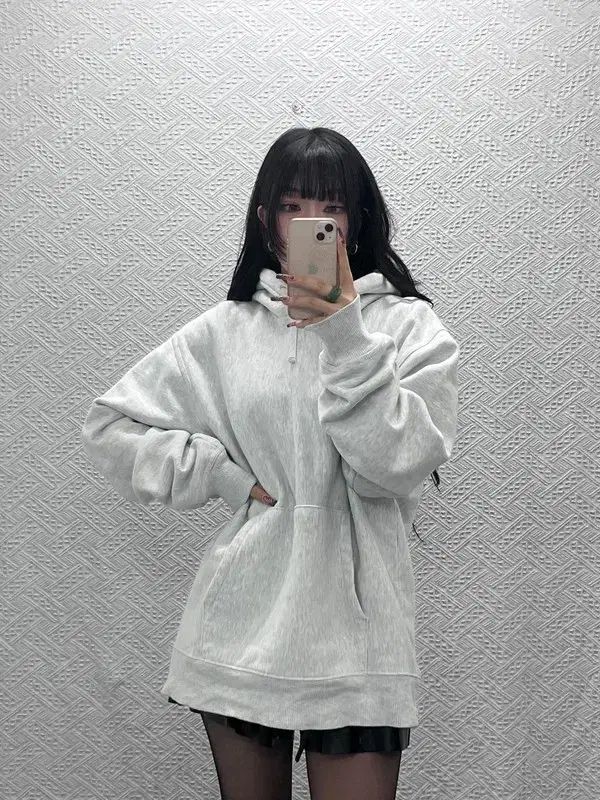 STUSSY ストリート パンク バッグ APPLIE アッシュ ヘザー フーディー Tシャツ L C11619