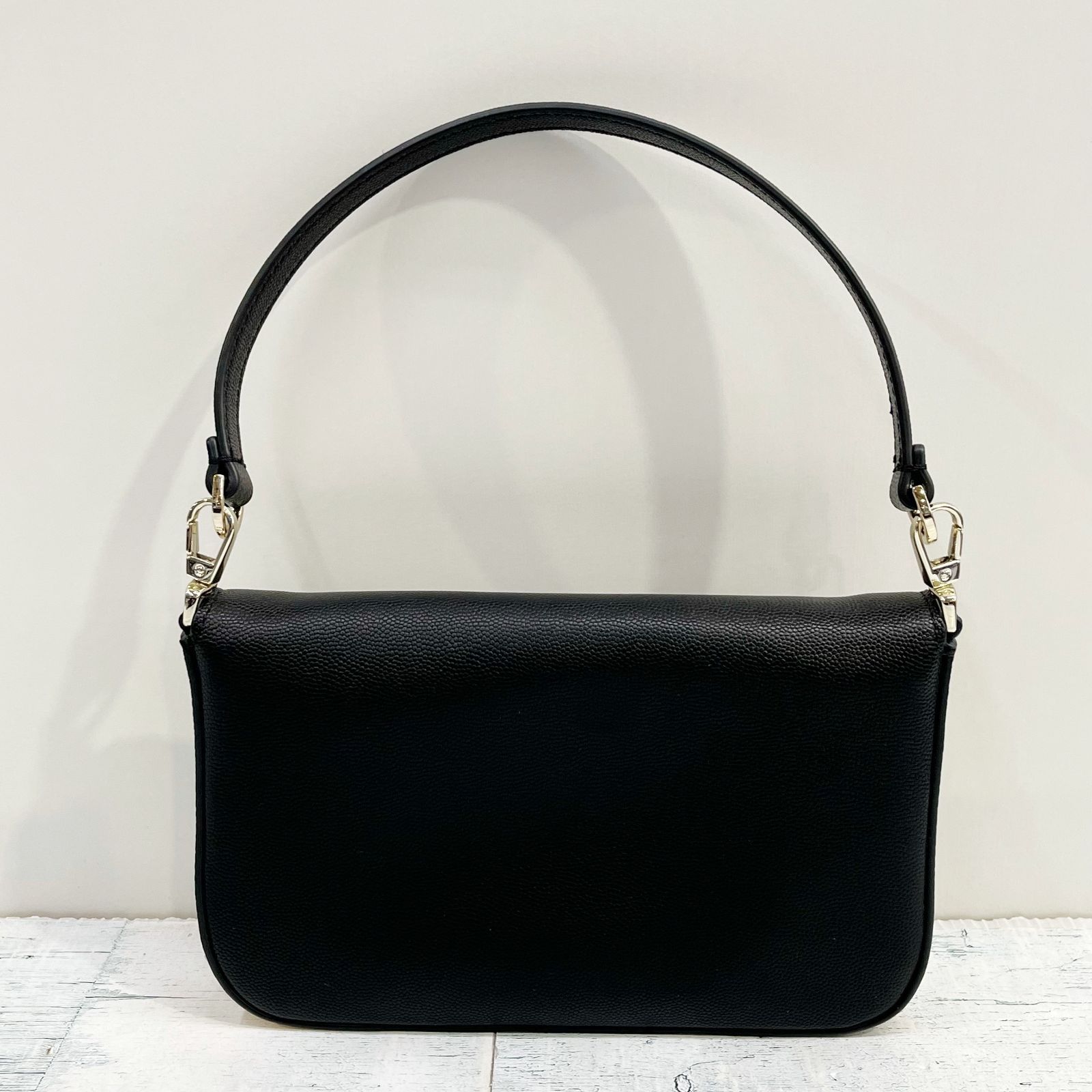 Paul Smith ポールスミス レザー ハンド バッグ クラッチ ブラック 黒