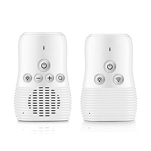 TJK オーディオモニター 音声モニター 赤ちゃんモニター ベビーモニター 双方向音声 遠隔操作 ナイトライト搭載 マイク内蔵 クリップ付き 育児/赤ちゃん/子供/ペット/老人看護 見守り/出産祝いプレゼントY 4fd8d534