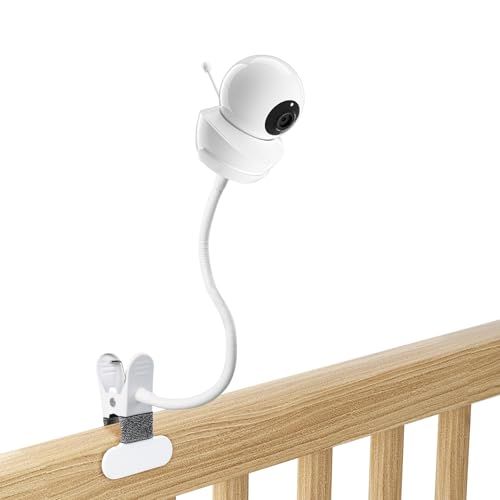 BECEMURU ベビーモニターマウント Babysense HD S2/ V43 および1/4ネジ付きその他のベビーモニターに対応 専用アダプターブラケット 40cm のフレキシブルクリップクランプマウント ロンググースネックアームY f66a81d5
