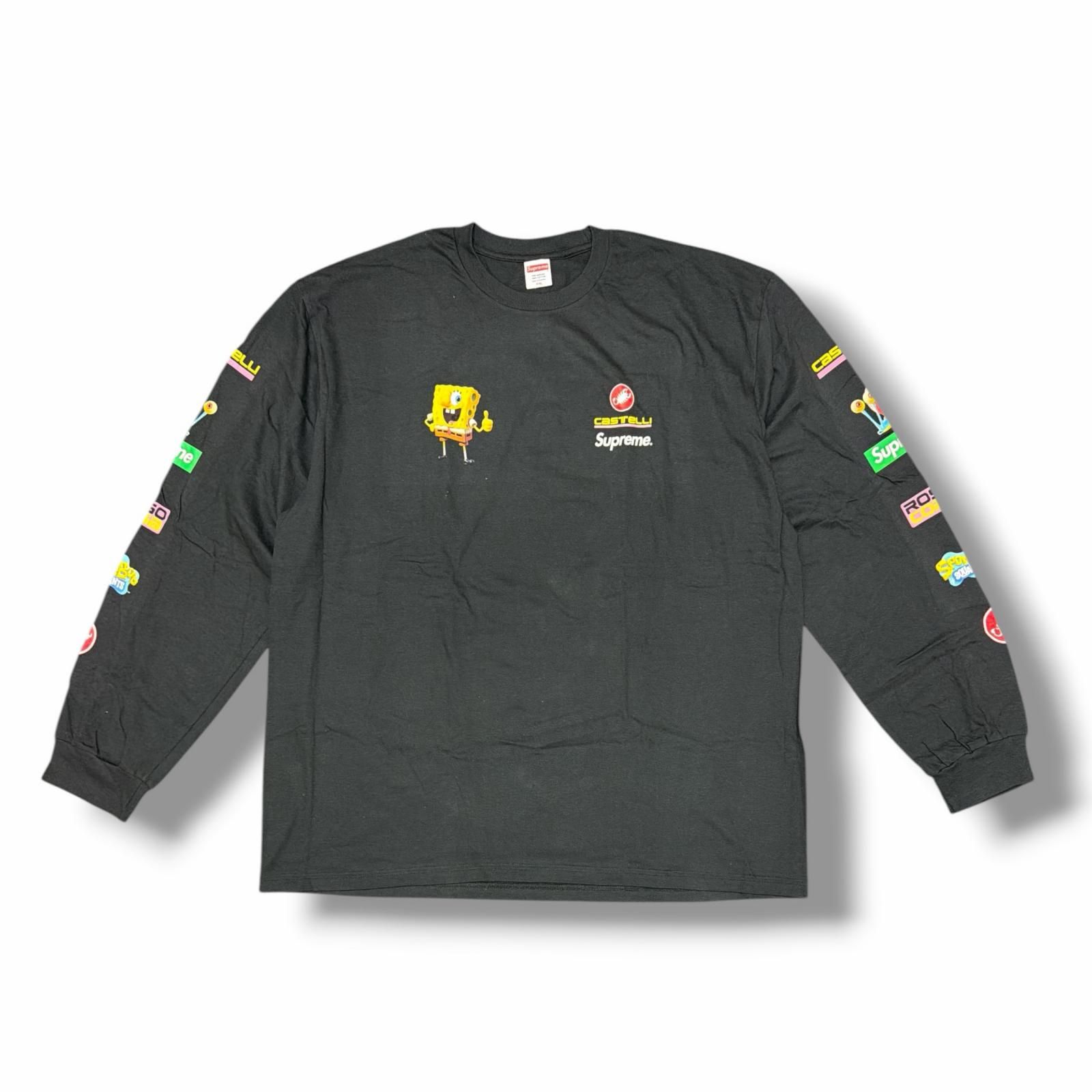 国内正規 未使用 Supreme × SpongeBob 25SS Castelli Racing L/S Tee
