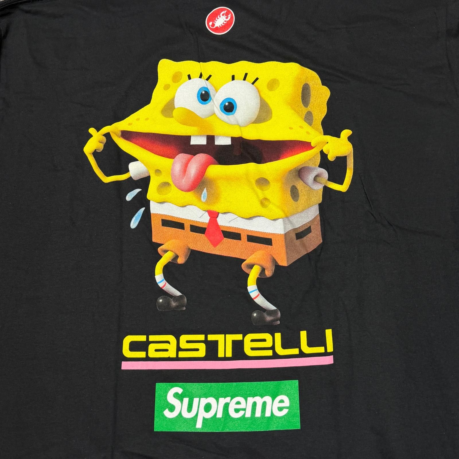 国内正規 未使用 Supreme × SpongeBob 25SS Castelli Racing L/S Tee