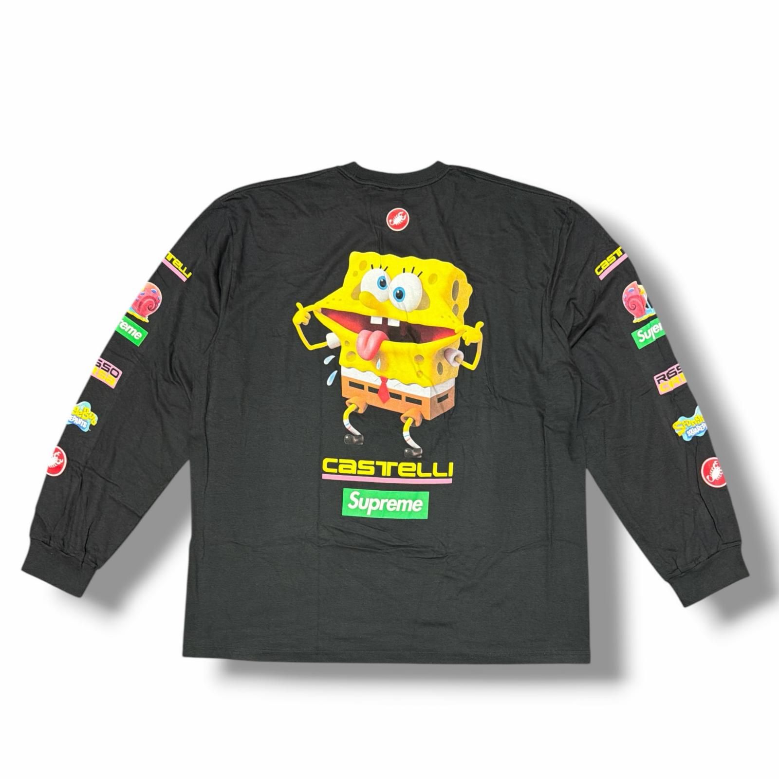 国内正規 未使用 Supreme × SpongeBob 25SS Castelli Racing L/S Tee