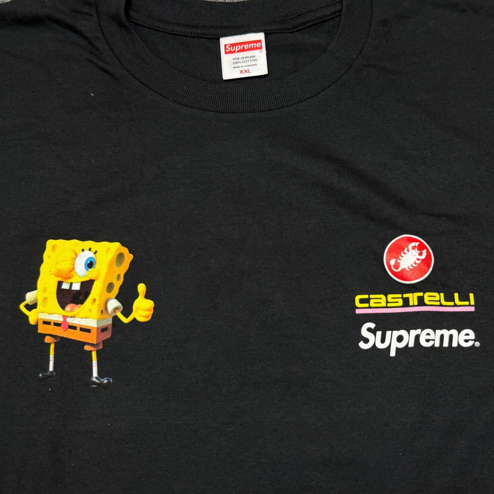 国内正規 未使用 Supreme × SpongeBob 25SS Castelli Racing L/S Tee