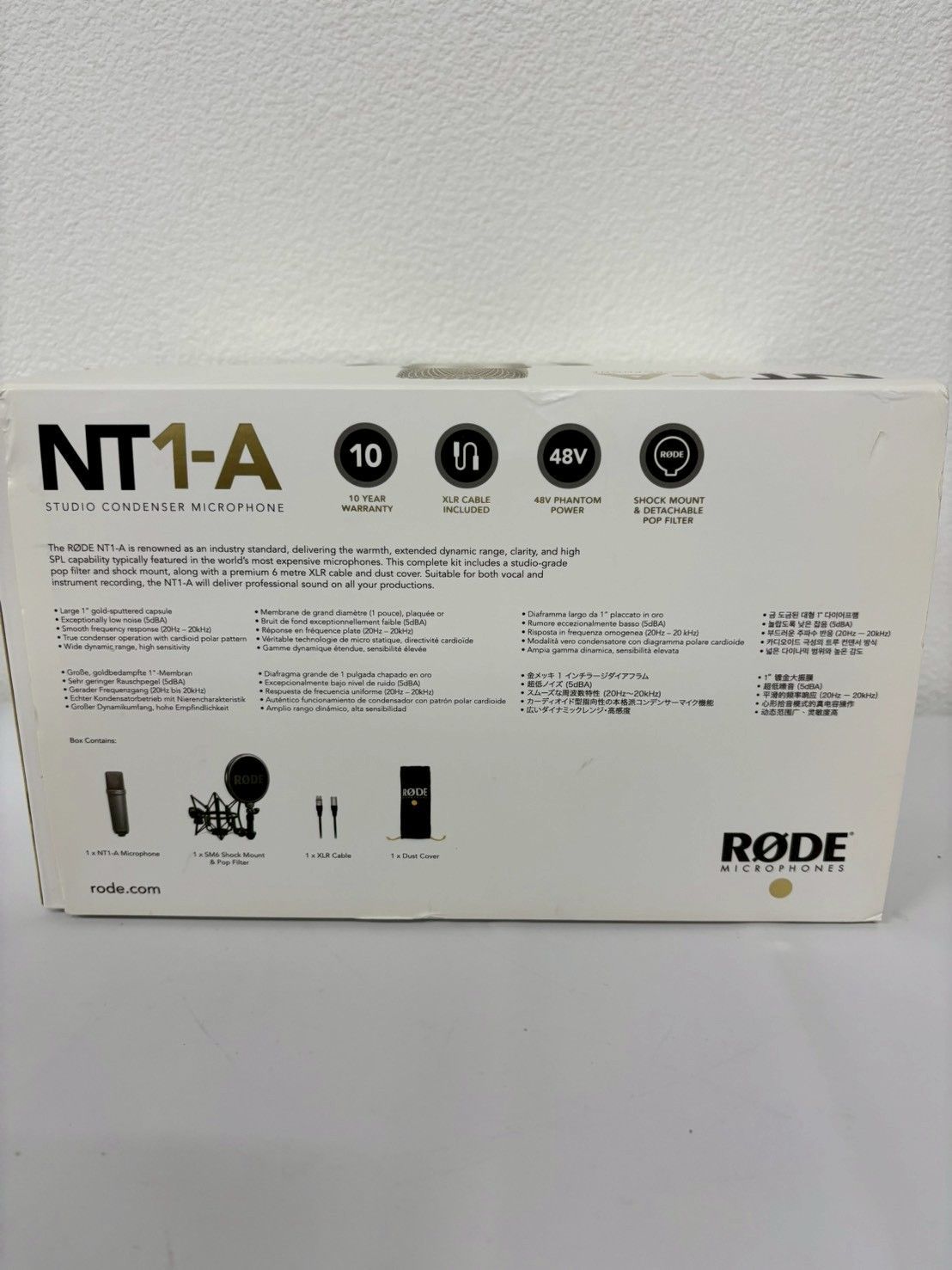 ロード RODE NT1-A スタジオコンデンサーマイク SM6 ショックマウント