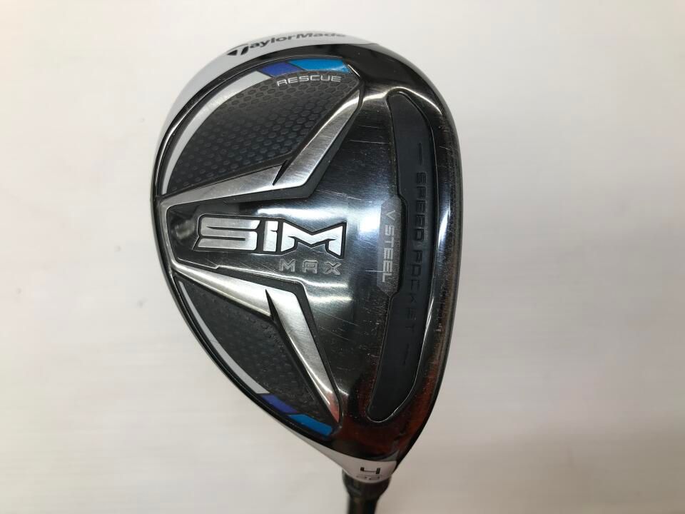 テーラーメイド　SIM MAX　22度　KBS TOUR HYBRID PROT　Sフレックス　ユーティリティ　中古【最短即日発送】