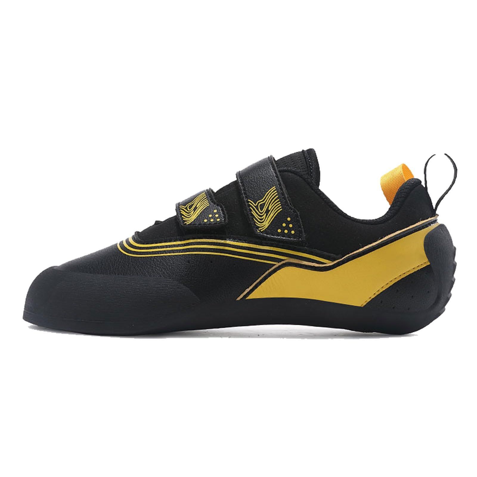 【在庫処分】滑り止めクライミングジムシューズ、フィット調整可能、大人初心者向け クライミングシューズ、男性と女性のためのロッククライミングシューズ、ロッククライミングトレーニングシューズ