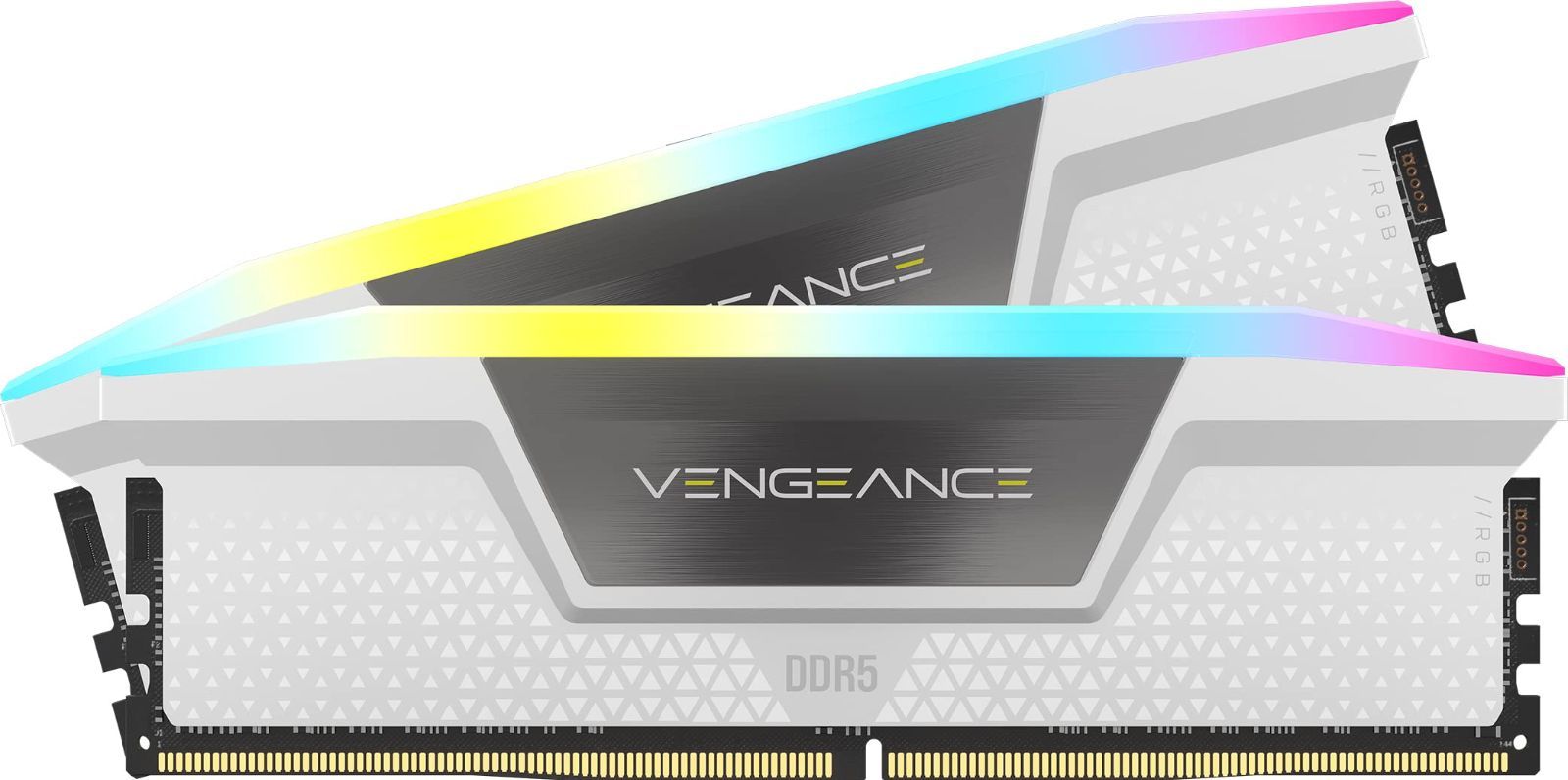 【在庫処分】XMP メモリキット Intel (PC5-48000) 32GB DDR5シリーズ RGB ホワイト VENGEANCE デスクトップPC用メモリ CMH32GX5M2E6000C36W DDR5-6000MHz CORSAIR