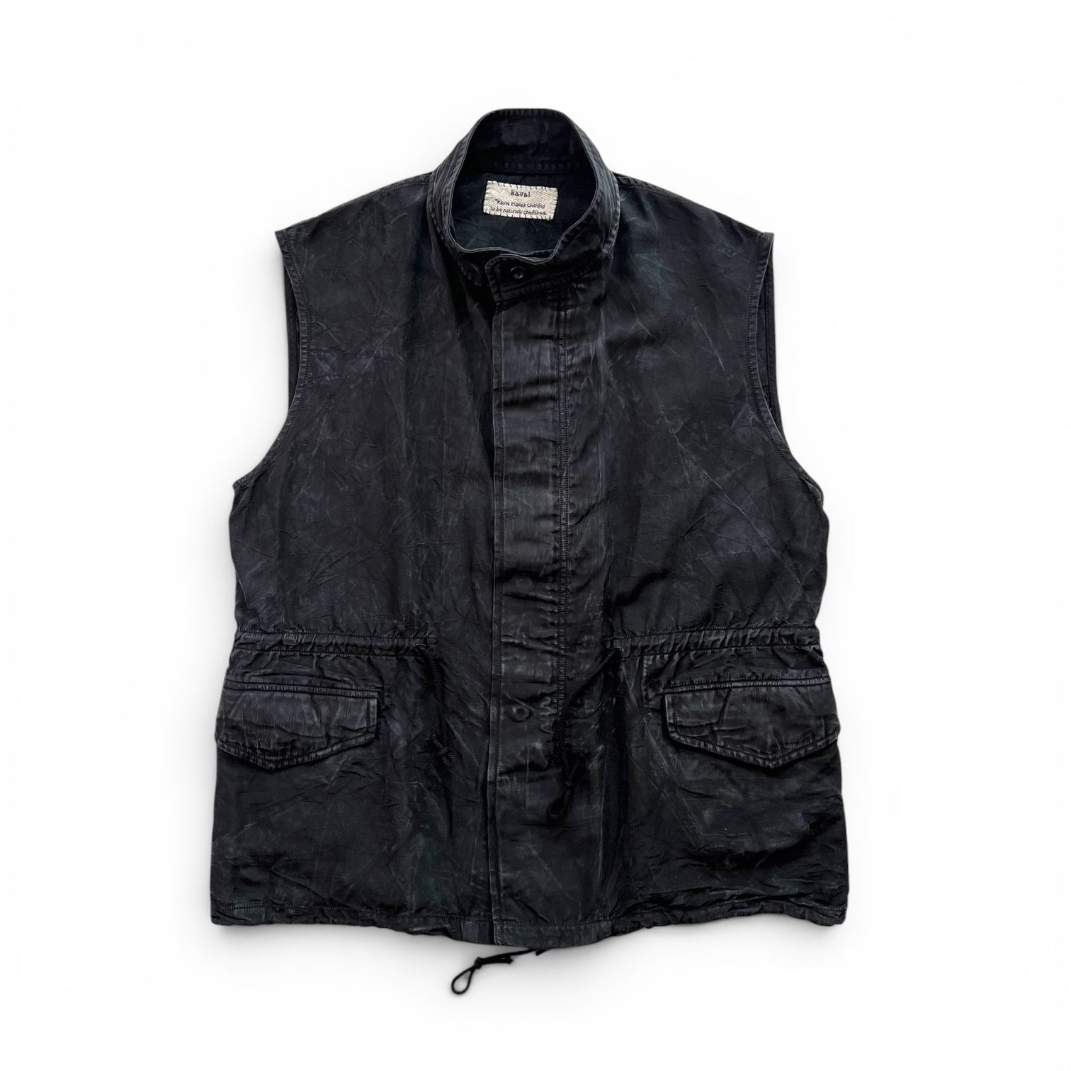 KAVAL カヴァル Field vest Silk twill フィールドベスト シルクツイル