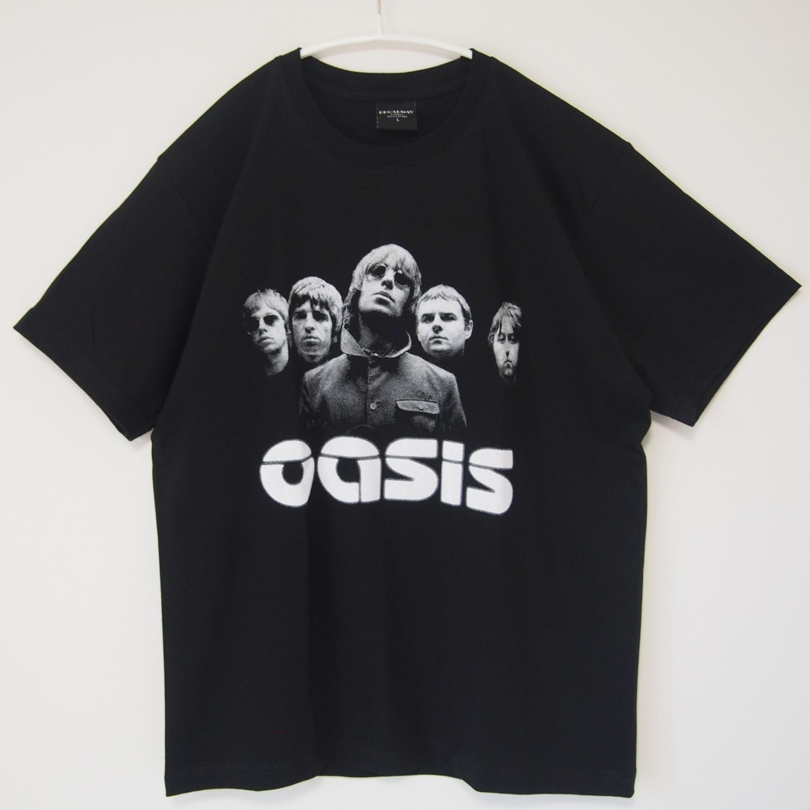 28 OASIS オアシス バンドT プリント Tシャツ 黒 Lサイズ - メルカリ