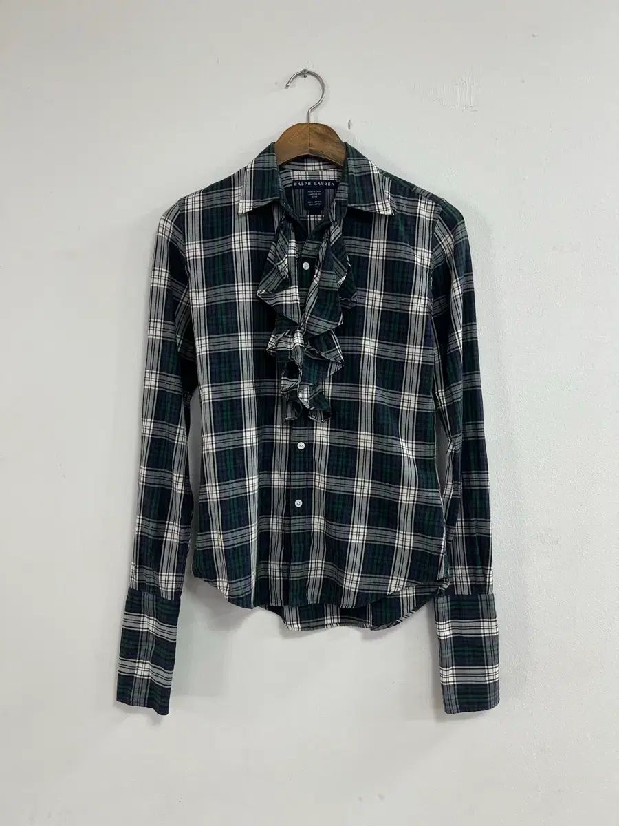 ラルフローレン CHECK シャツ フリル 装飾