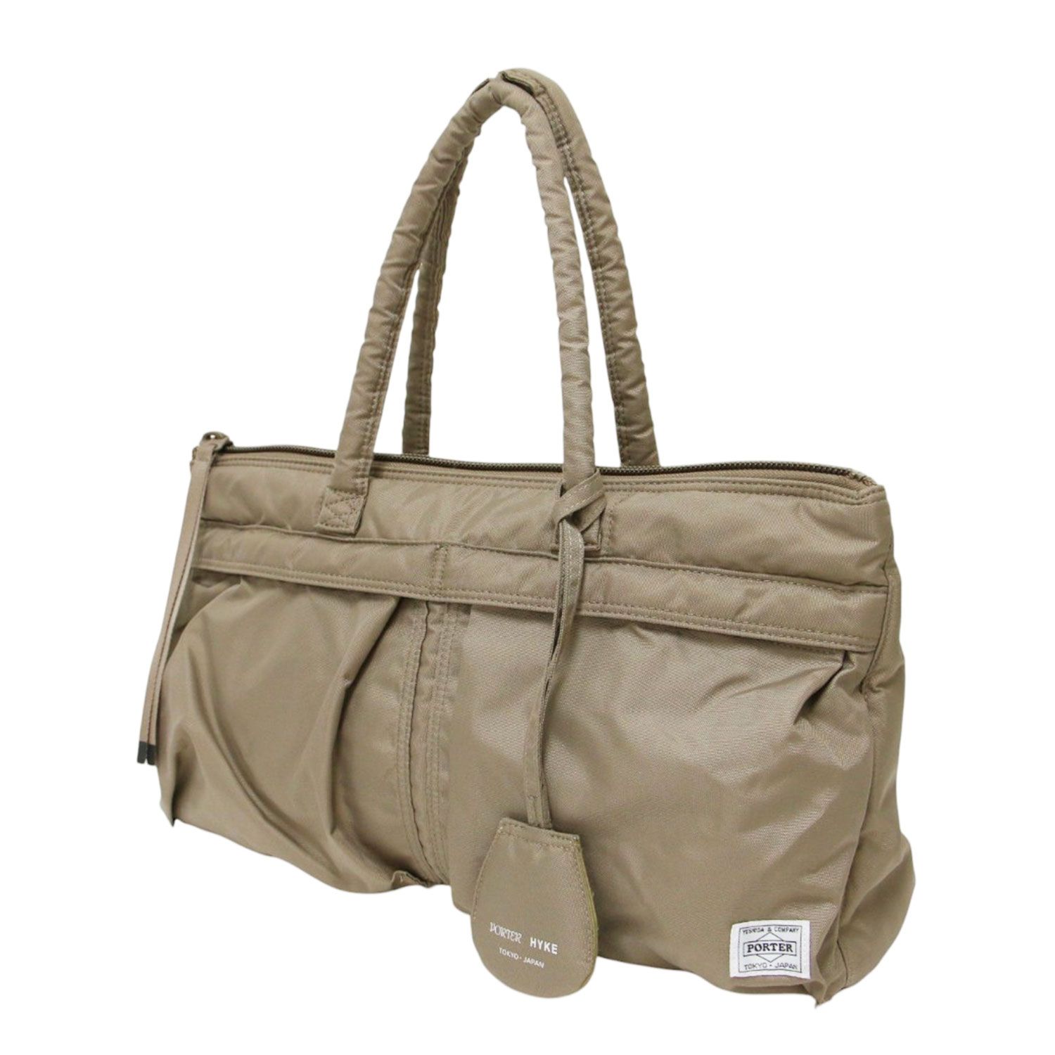 PORTER ポーター × HYKE バッグ ベージュ | ヘルメットバッグ S PORTER ポーター × HYKE バッグ ベージュ | ヘルメットバッグ S