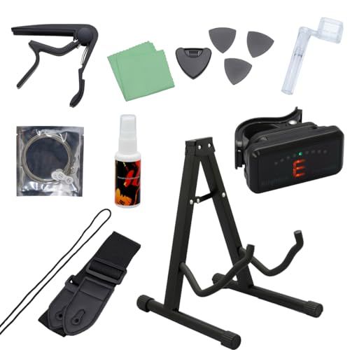 島村楽器 SW-AGAS 初心者に最適 アコースティックギター用アクセサリー 10点セット アコギ ShimamuraMusic(沖縄・離島の方発送不可）)
