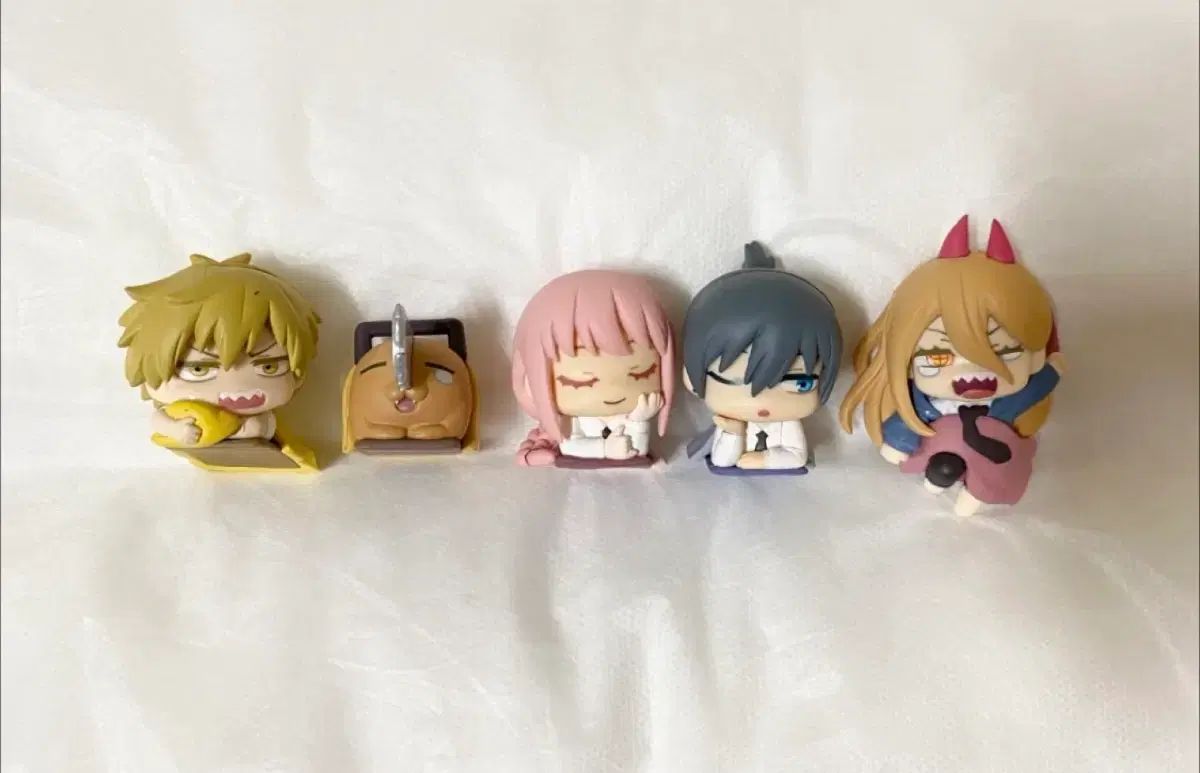 まとめ) チェンソーマン おねむたん ガチャ 5種セット デンジ ポーチタ マキマ アキ パワー