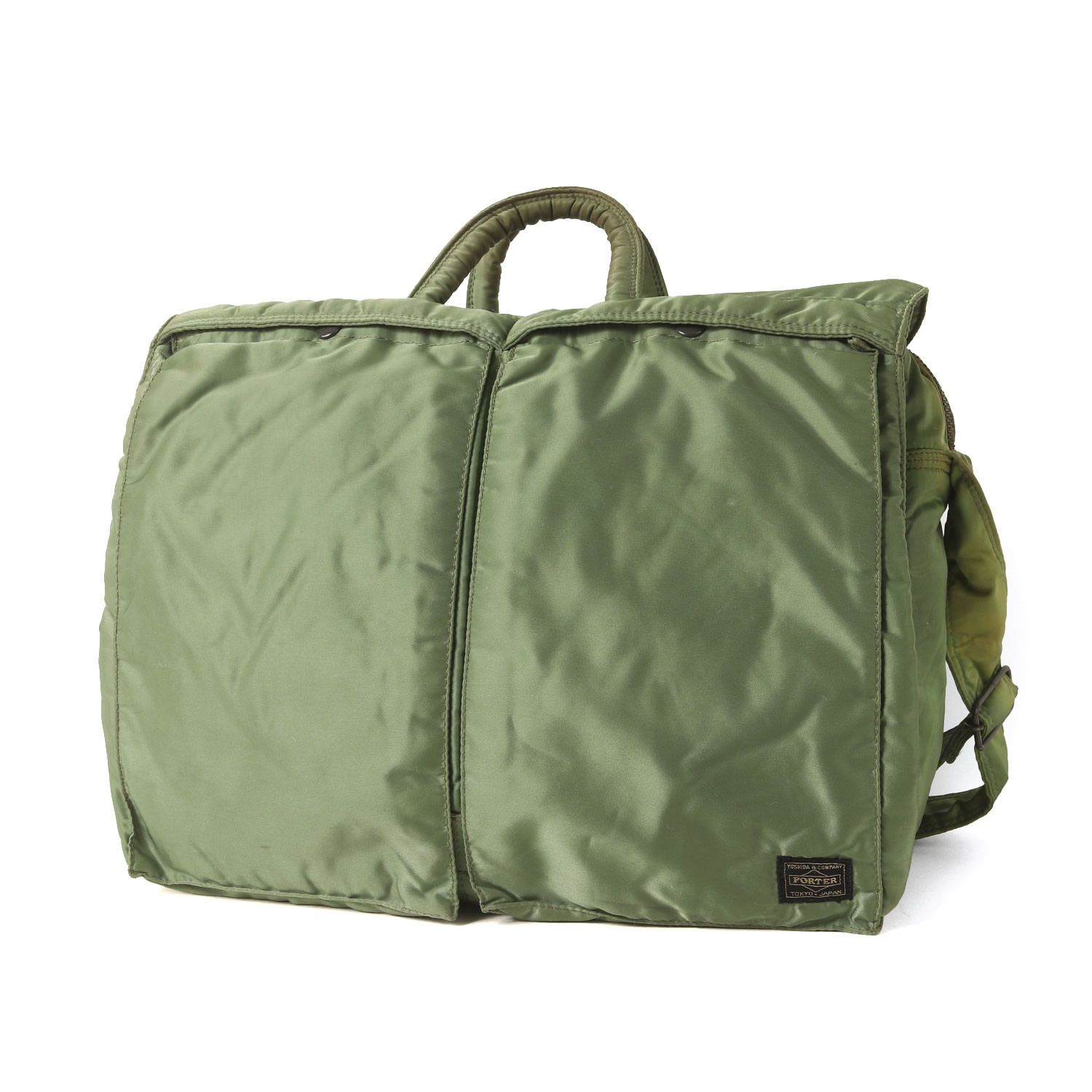 PORTER ボディバッグ 2way TANKER タンカー グリーン系 PORTER ポーター バッグ セージグリーン | タンカー 2WAY ショルダー