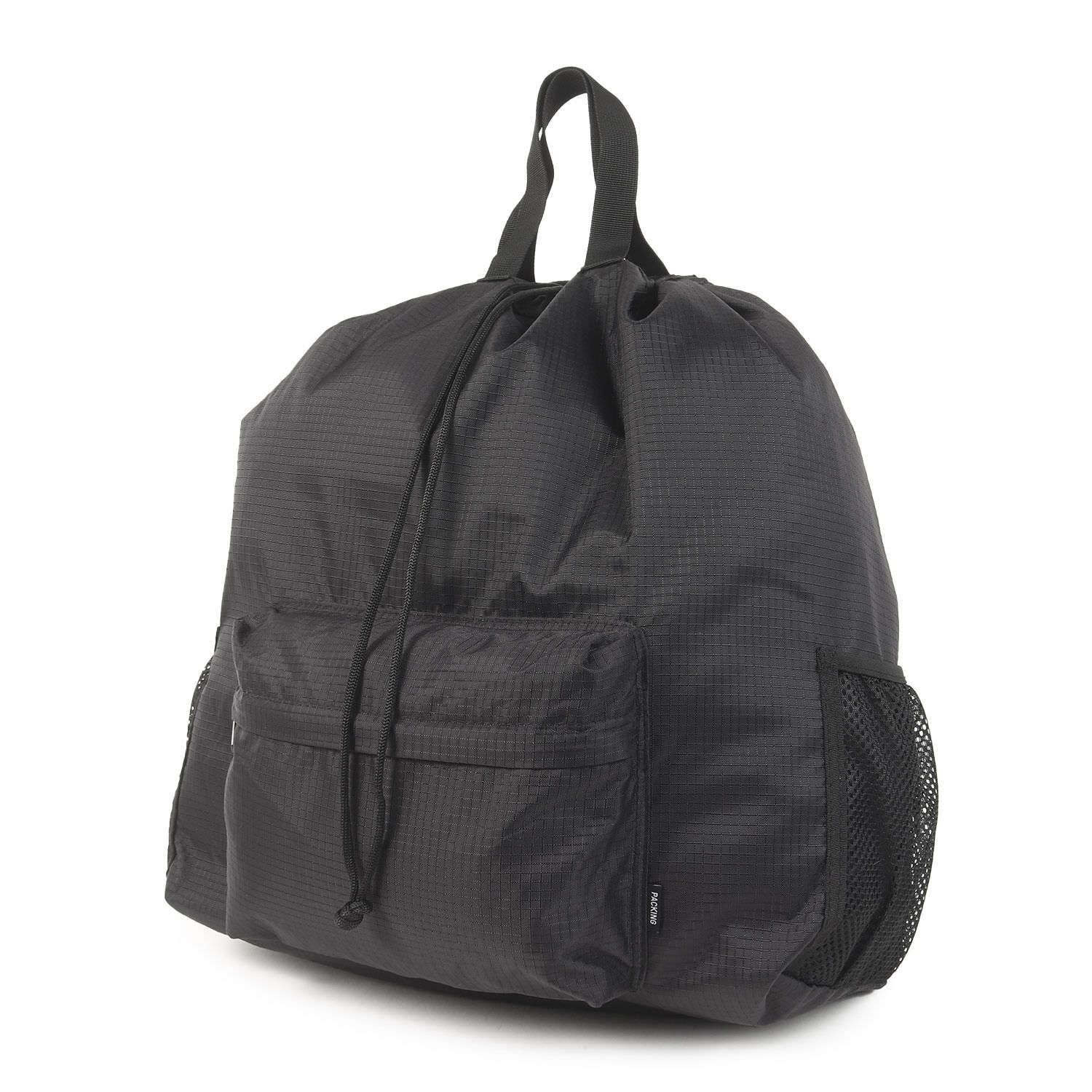 PACKING パッキング バッグ ブラック 黒 | ナップ バックパック (NAP BACKPACK) | ブランド カバン【メンズ】【中古】