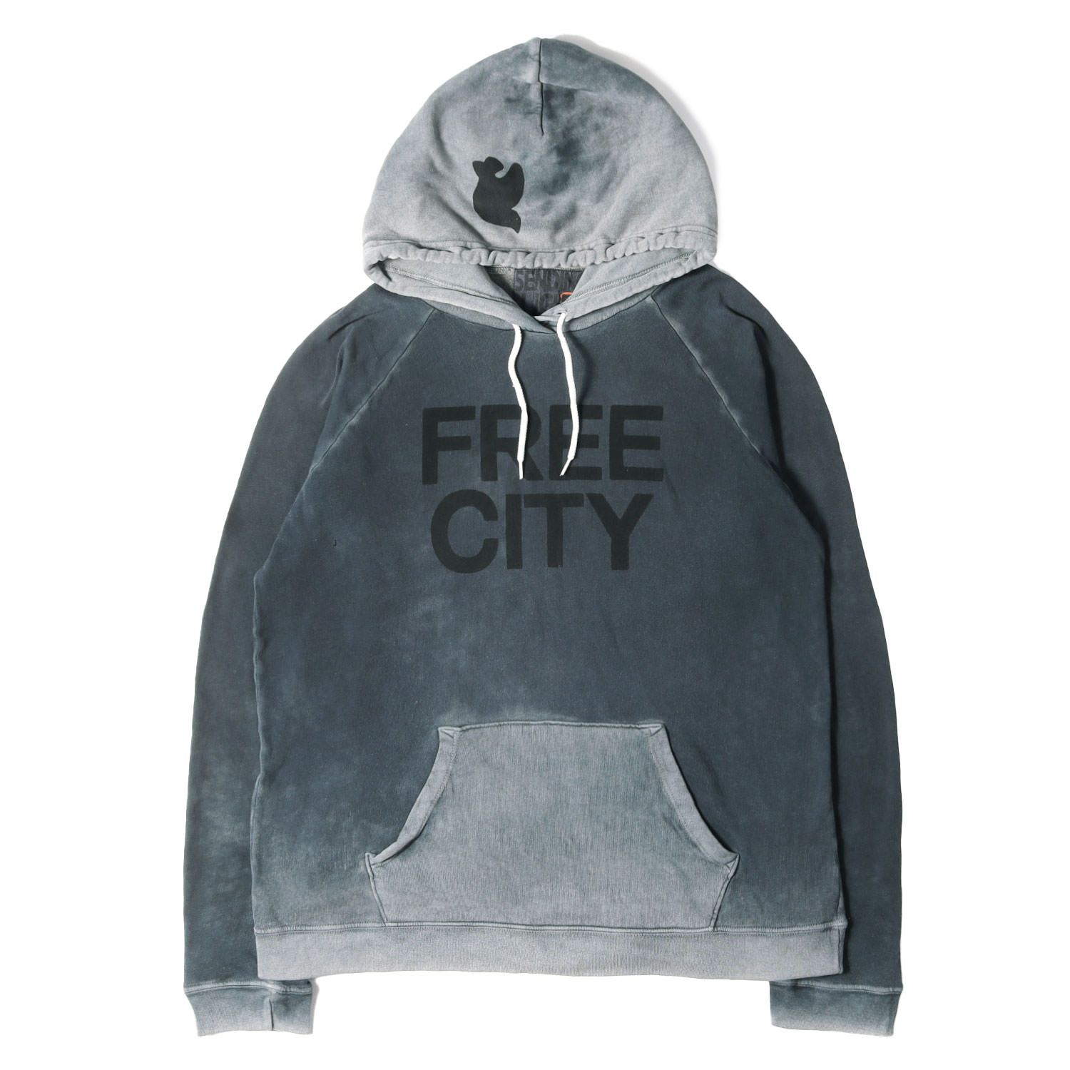 ♪週末限定値下げ♪FREE CITY フリーシティ パーカー FREE CITY フリーシティ パーカー ネイビー 紺 サイズ:3 | ガーメント