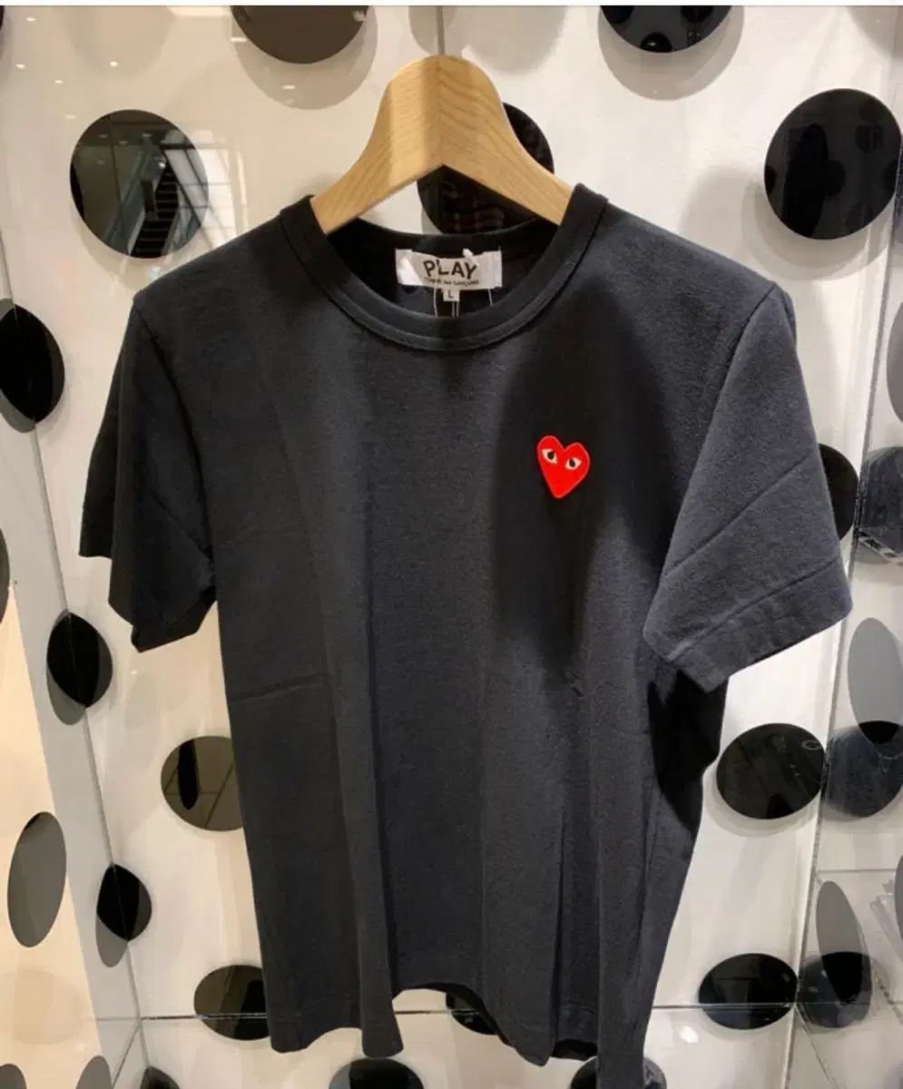 コム・デ・ギャルソン ブラック ハート 半袖 Tシャツ