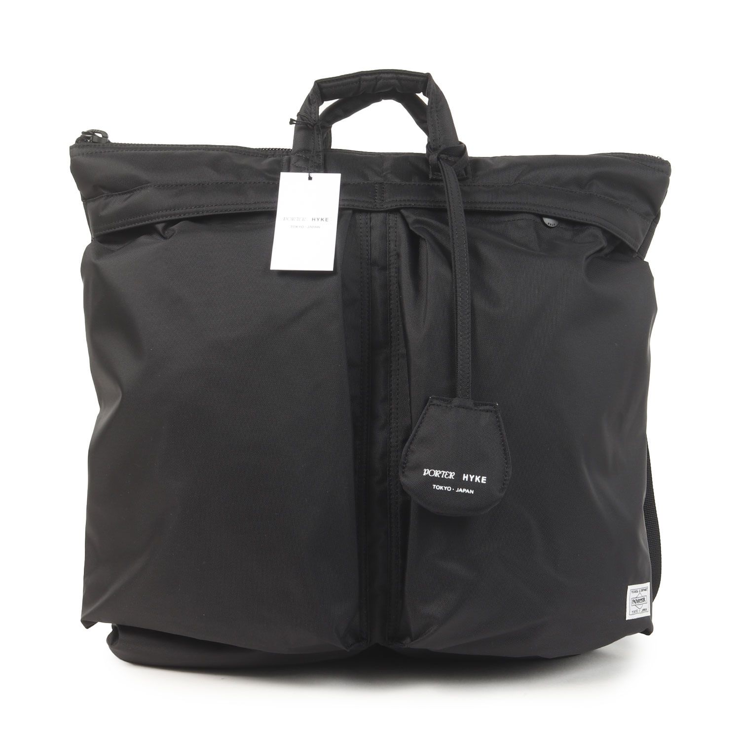 新品】HYKE ハイク バッグ ブラック 黒 | 25AW PORTER 2WAY HELMET BAG 