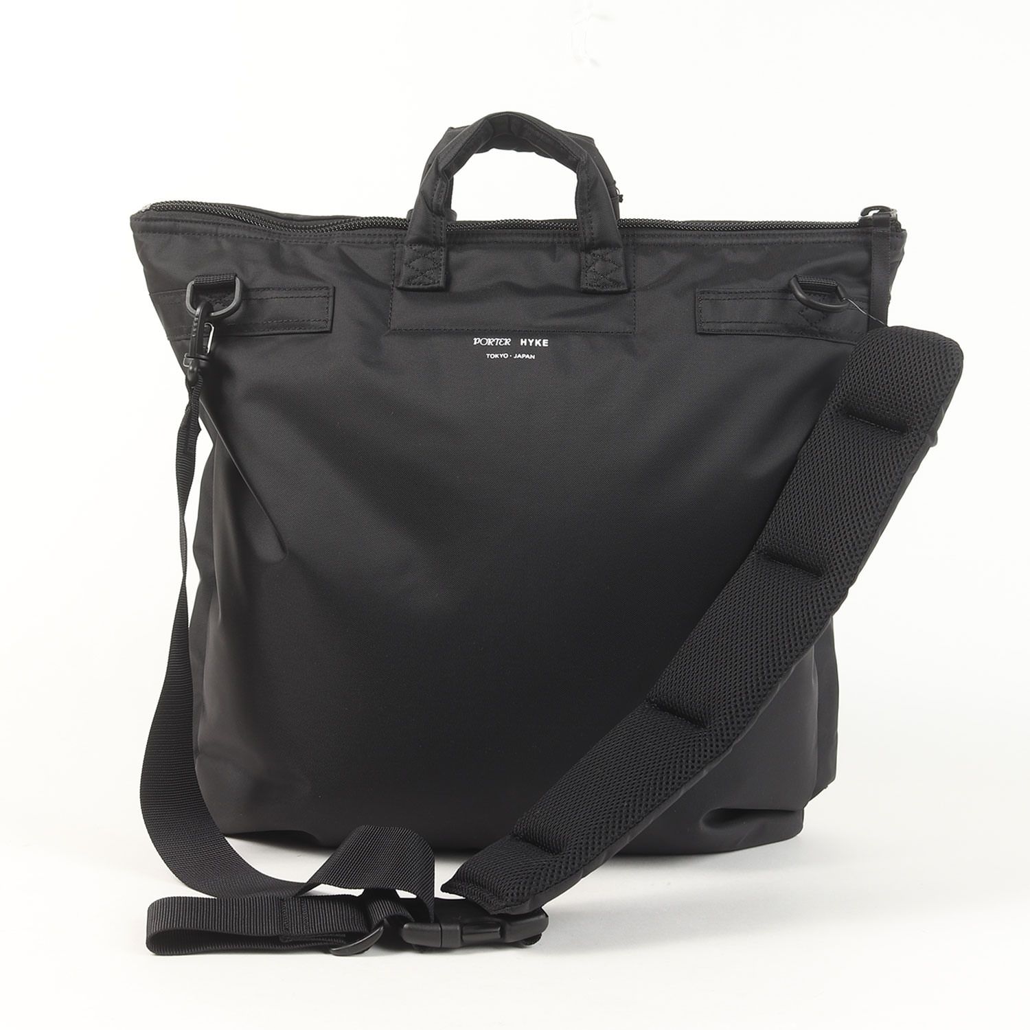 新品】HYKE ハイク バッグ ブラック 黒 | 25AW PORTER 2WAY HELMET BAG 