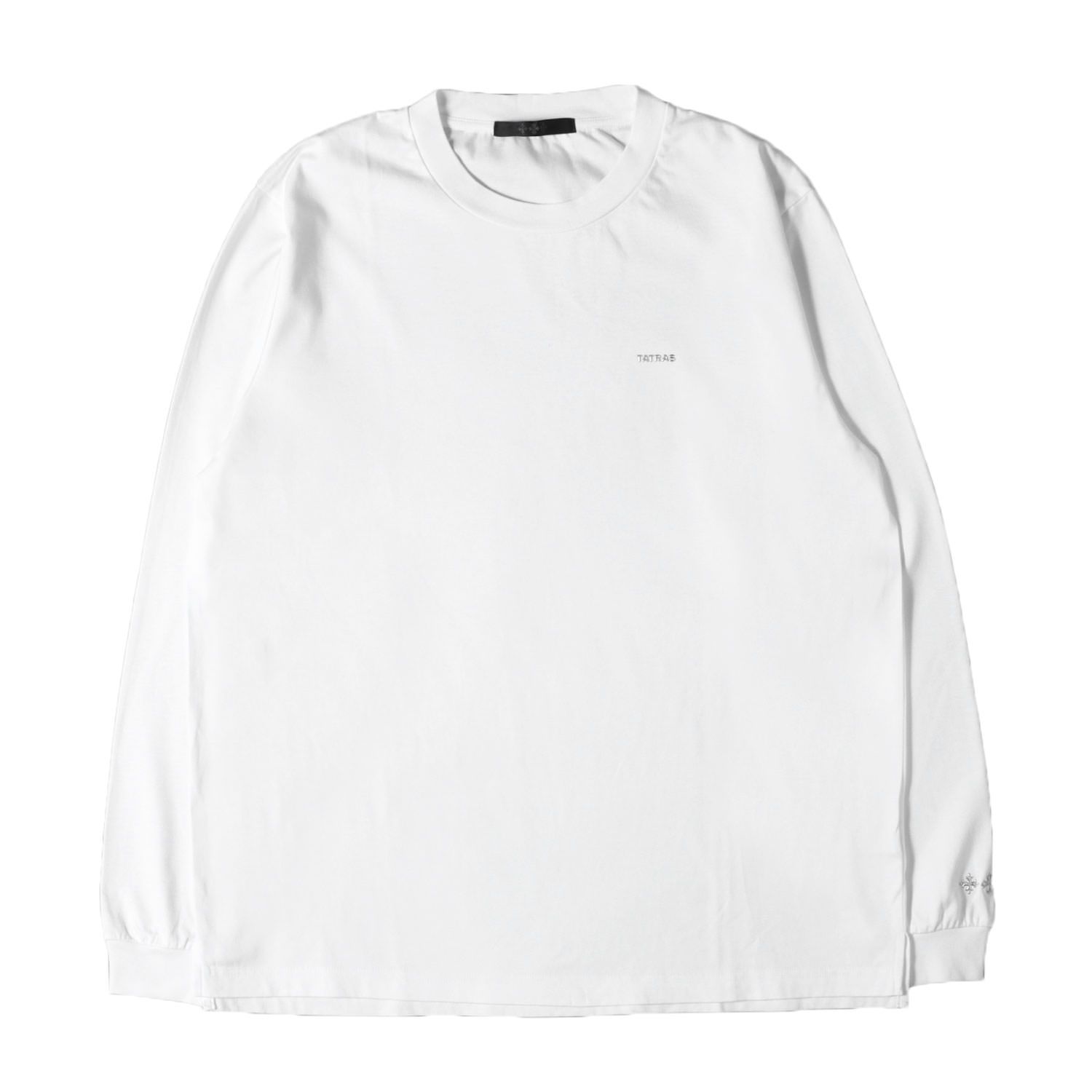 むぎ様＊美品✨タトラス コットンロングTシャツ 02 M ホワイト サイド 美品】TATRAS タトラス Tシャツ ホワイト 白 サイズ:02 | 23SS