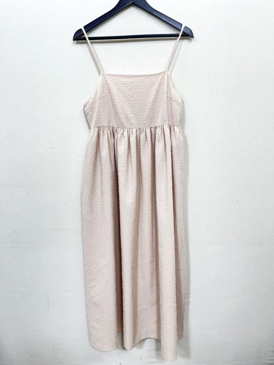 Newans ハッシュニュアンス キャミソール ワンピース size1 (S-M相当)/ピンクベージュ ■◆レディース