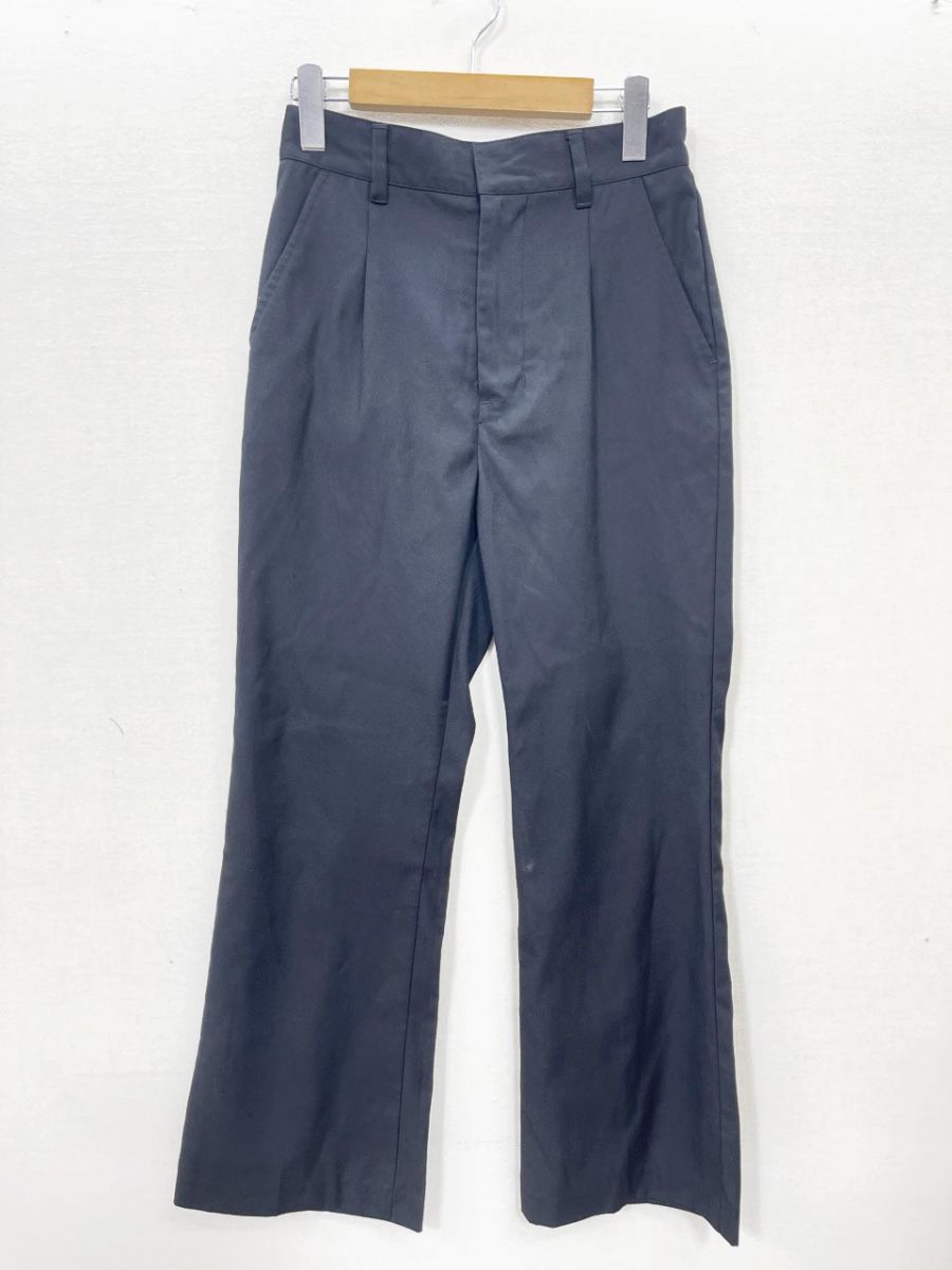MILKFED ミルクフェド ハイウエスト ワイド パンツ sizeM/黒 ■■レディース