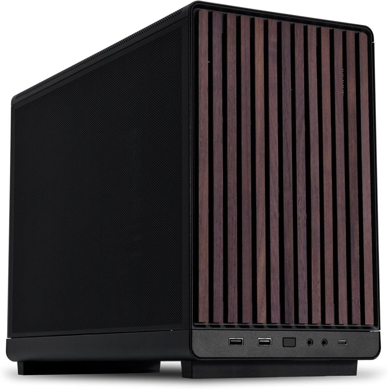 LIAN LI A3-mATX WD コンパクトPCケース / 木製フロントパネル ++924102