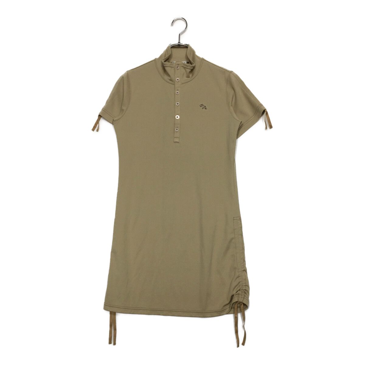 中古 レディース ヒールクリーク HEAL CREEK ワンピース 40(M) ベージュ 半袖