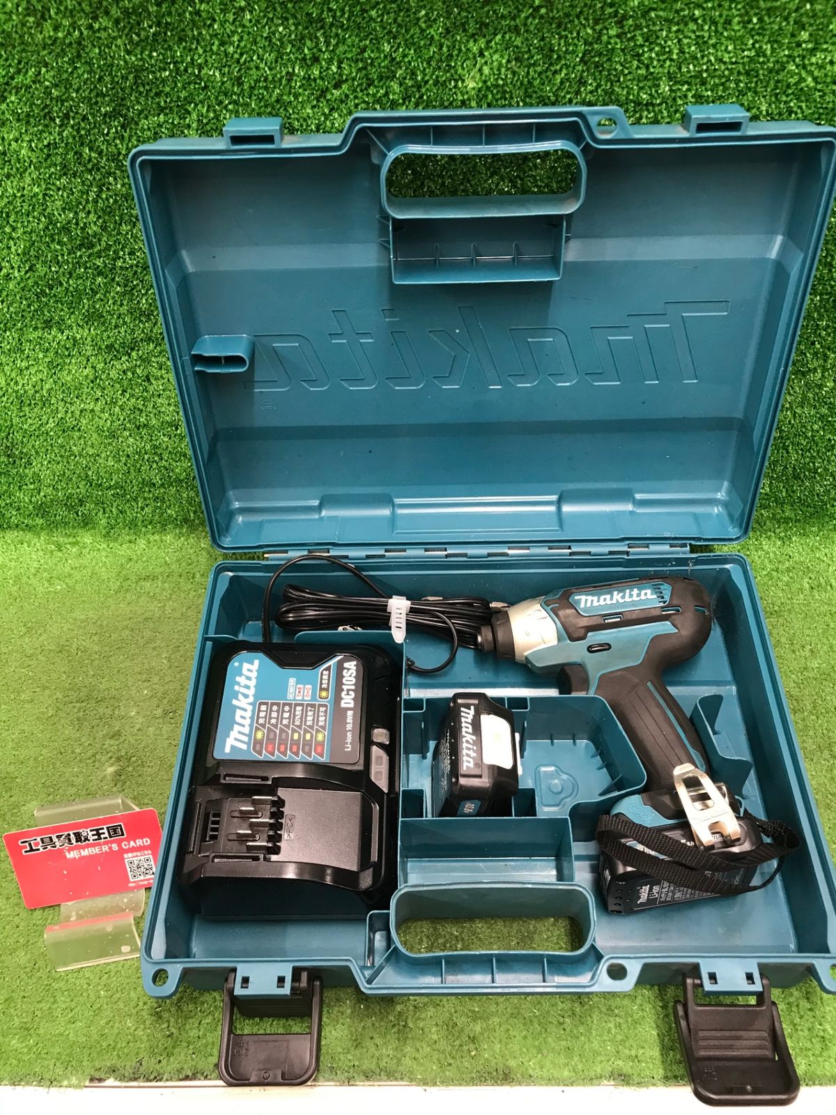 【中古品】【0918】★マキタ 充電式インパクトドライバ 1.5Ah (バッテリー・充電器・ケース付) TD110DSHX　ITAOUUWHGLO7 10,440円