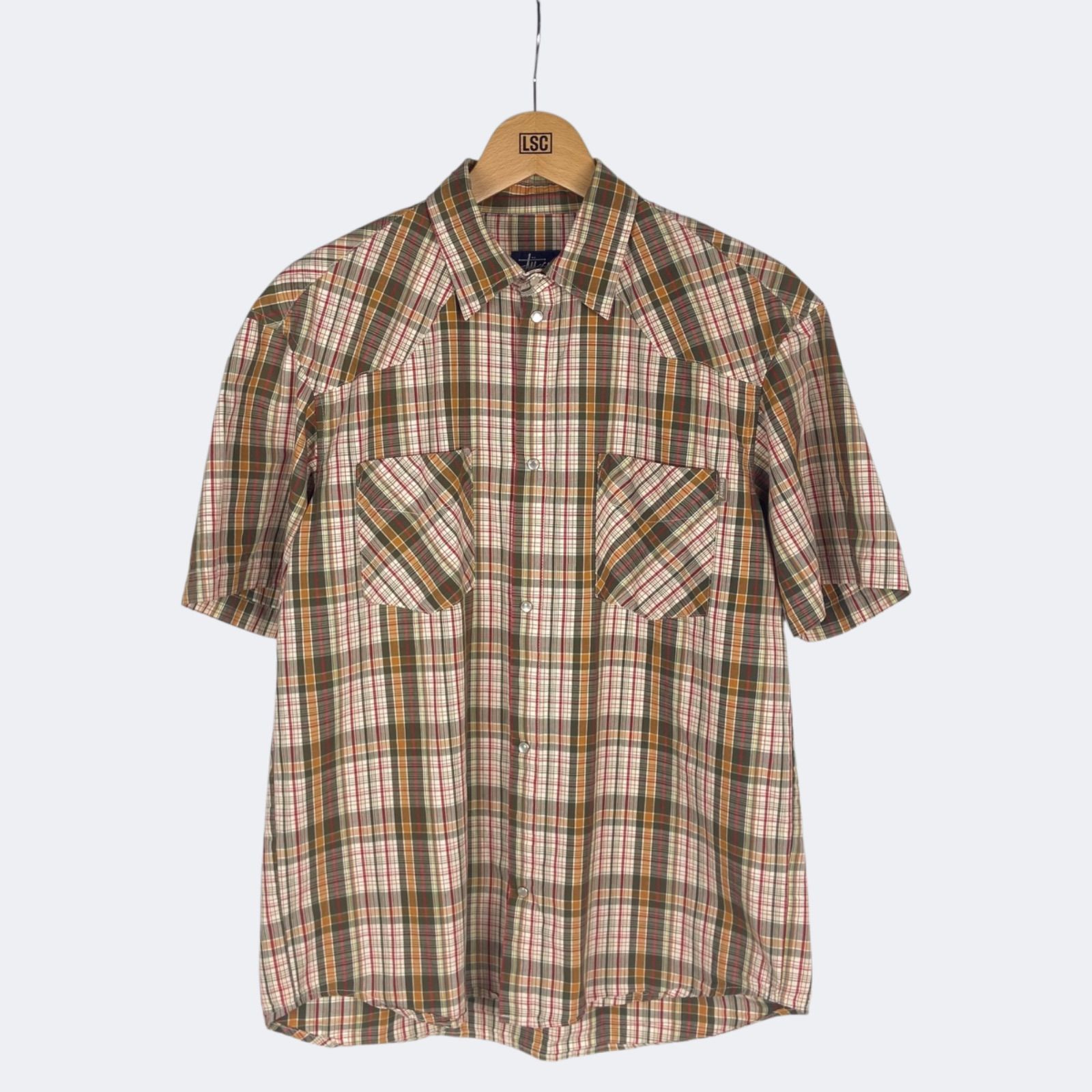SALE，爆買い STUSSY 90s ウエスタンシャツ ステューシー 半袖