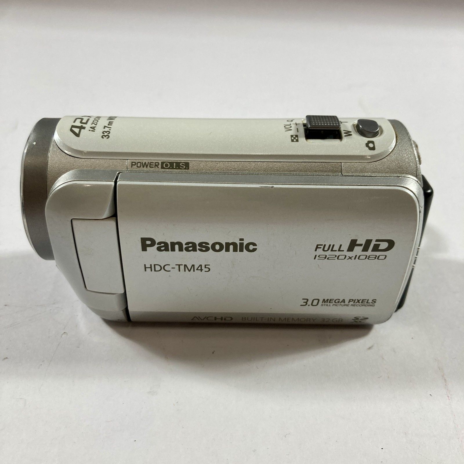 ☆ Panasonic パナソニック ビデオカメラ HDC-TM45 ホワイト 現状品