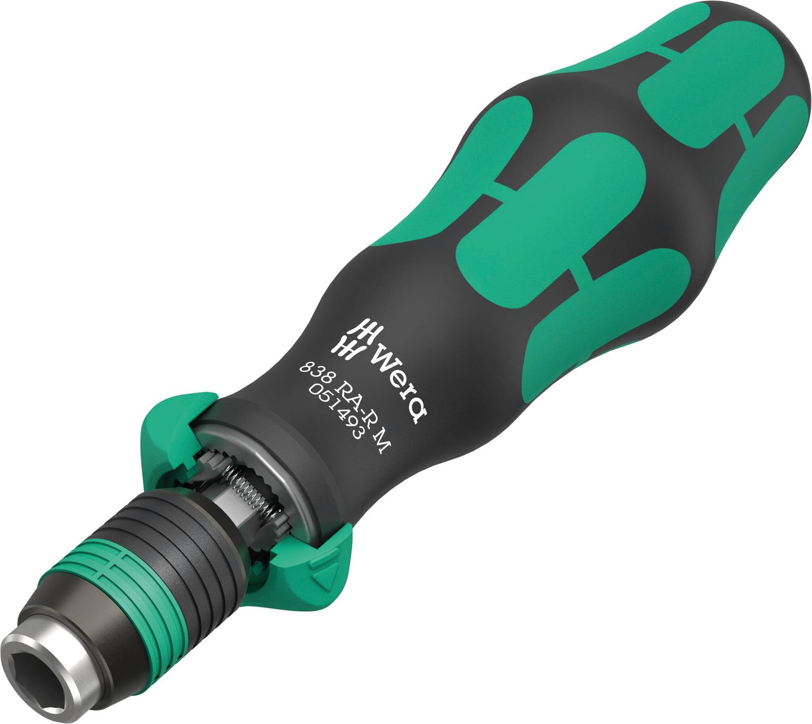 Wera(ヴェラ) 05051493001 | 838 RA-R M ラチェット機能付きビットホルダー 6.35ミリ 【日本正規輸入品】so