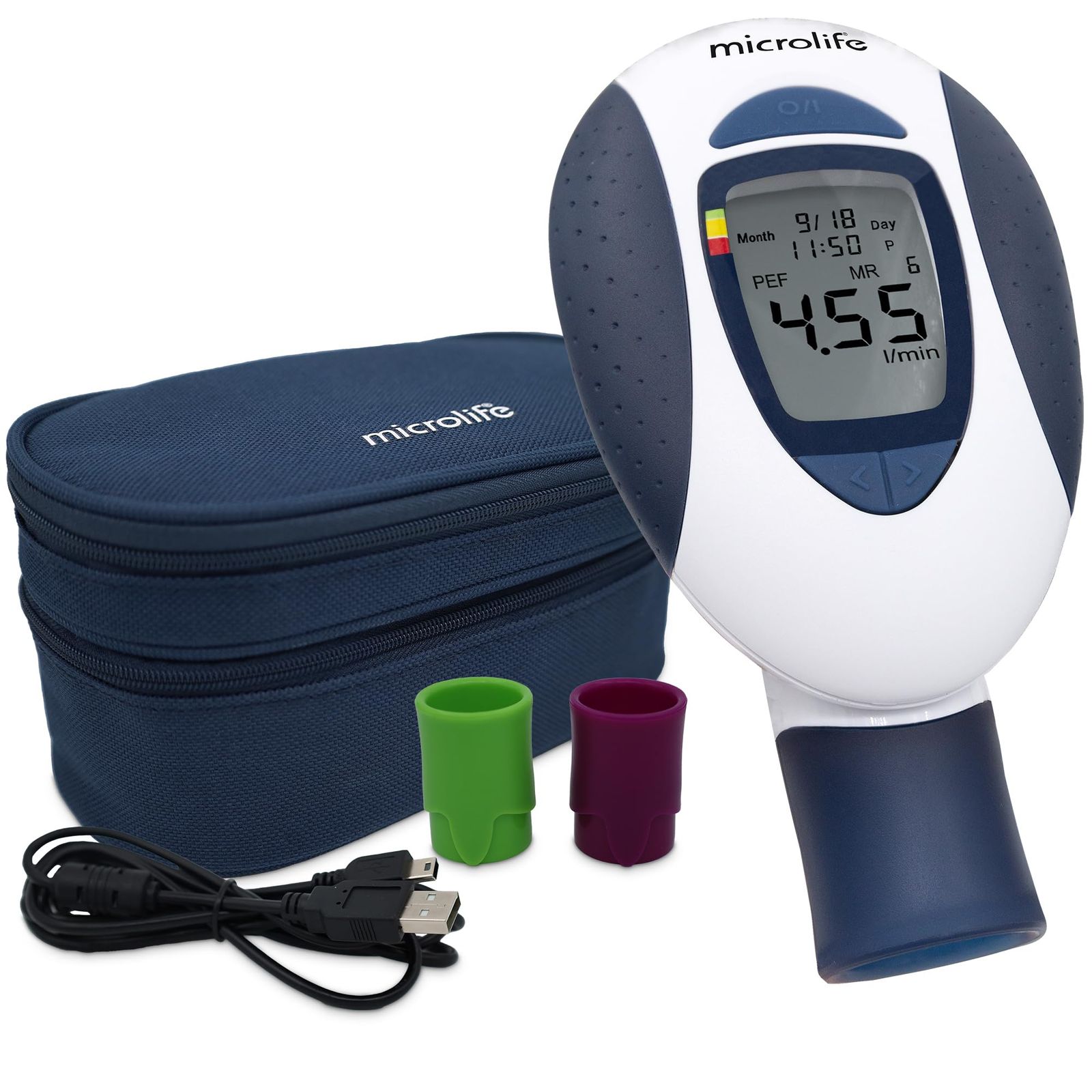 Microlife Pf-100 Microlife ピークフロー&喘息メーター - 呼気流量Pef and Fev1測定 [シングル]