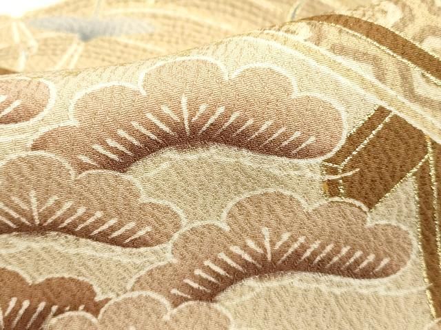 平和屋着物□訪問着 渡橋花文 金彩 正絹 逸品 DABF9838cd - メルカリ