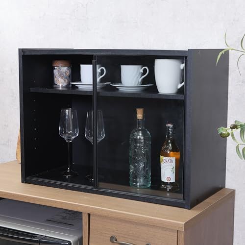 ☆新品☆不二貿易 食器棚 キッチン収納 幅60×奥行29×