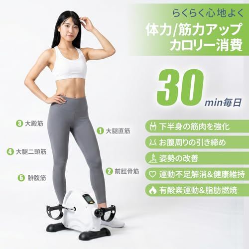 ☆新品☆elittle フィットネスバイク エアロバイク ミニ 足漕ぎ 静音 負荷調整 小型 室内 家庭用 高齢者向け 年寄り 2way エクササイズ コンパクト 組み立て簡単 足だけ 足を鍛える 器具 ルームバイク ダイエット器具 家ででき 2c2a0831