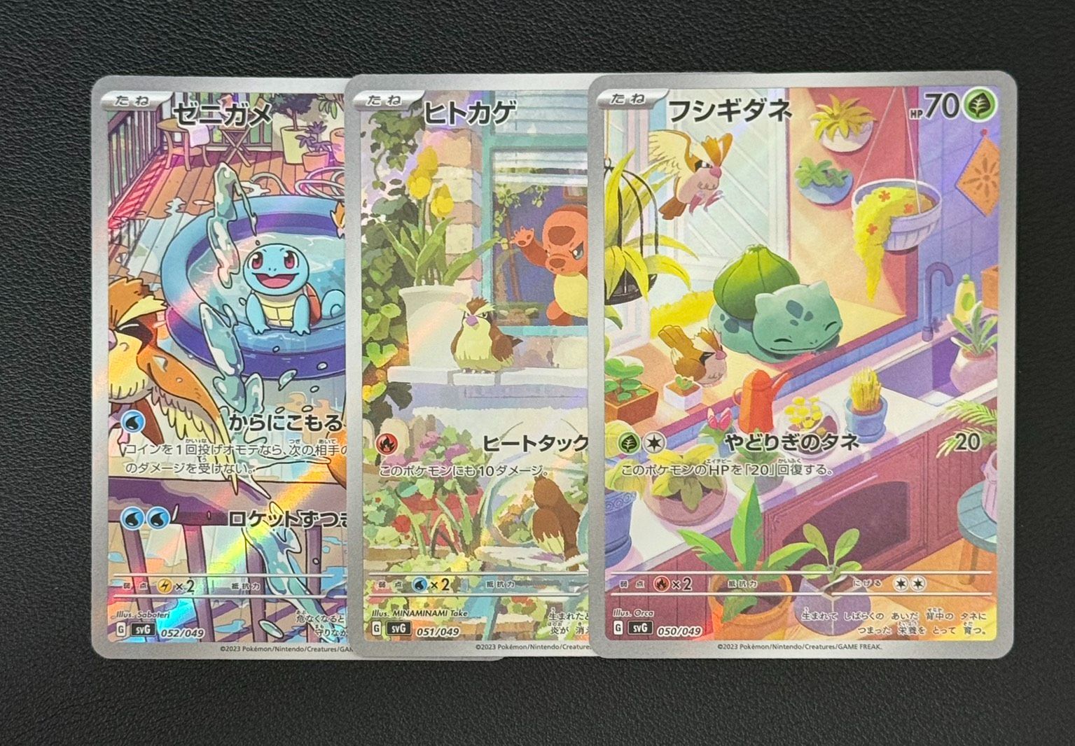 ゼニガメ ヒトカゲ フシギダネ