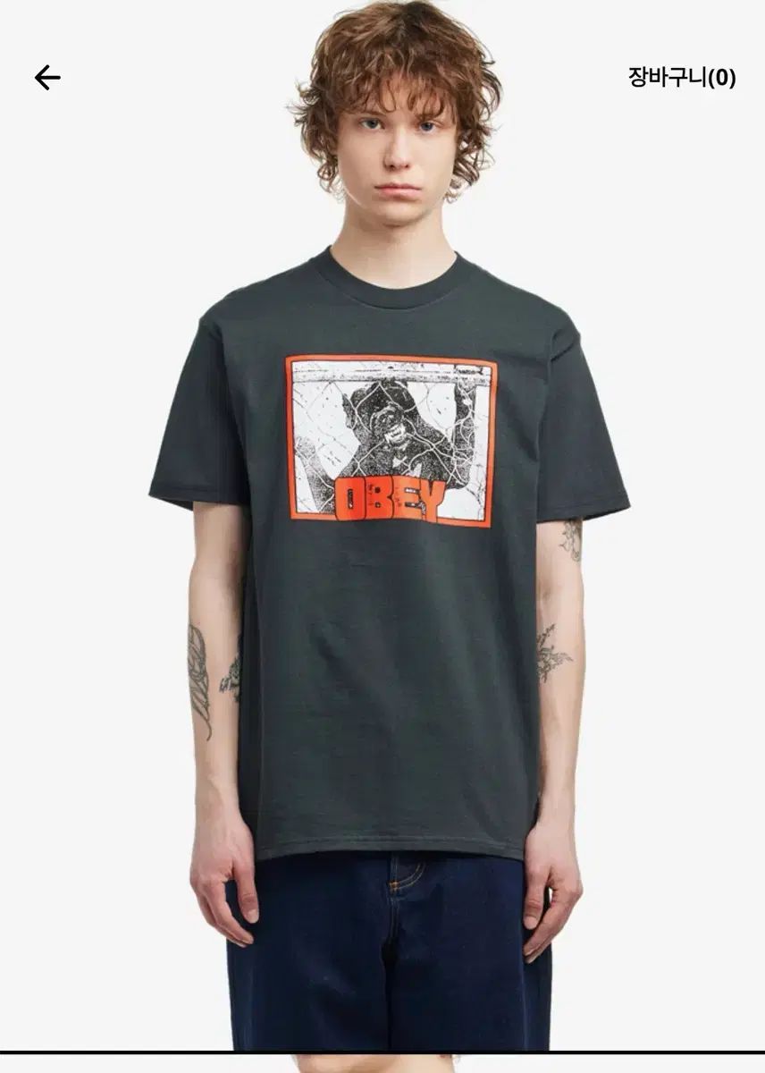 OBEY BEWARE ヴィンテージ ブラック S サイズ Tシャツ