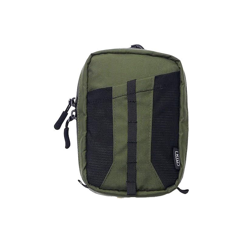 【新品】 KiU キウ テックショルダーポーチ TECH SHOULDER POUCH 防水 撥水 ガジェットポーチ バックパック リュック ランニング 登山 アウトドア おしゃれ ユニセックス メンズ レディース 男女兼用 カーキ K521-906