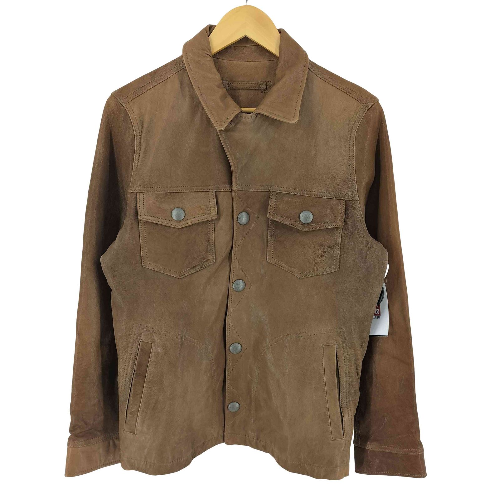 ユーズドフルギ USED古着 {{FREE’S SHOP MEN}} Goat Leather レザージャケット メンズ M