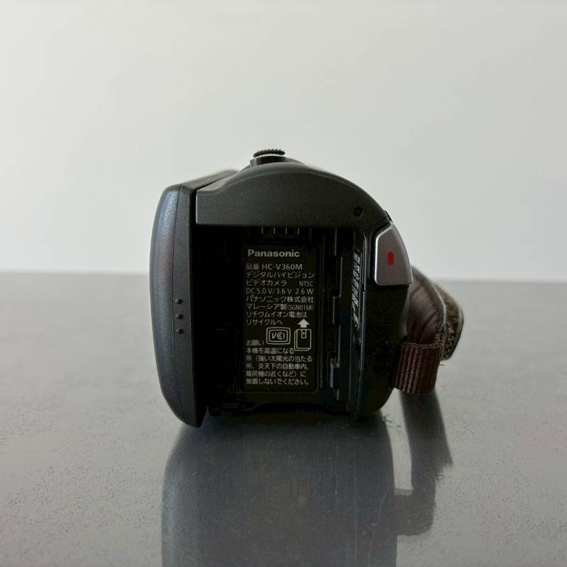 訳あり動作品】 Panasonic HC-V360M Black パナソニック ビデオカメラ